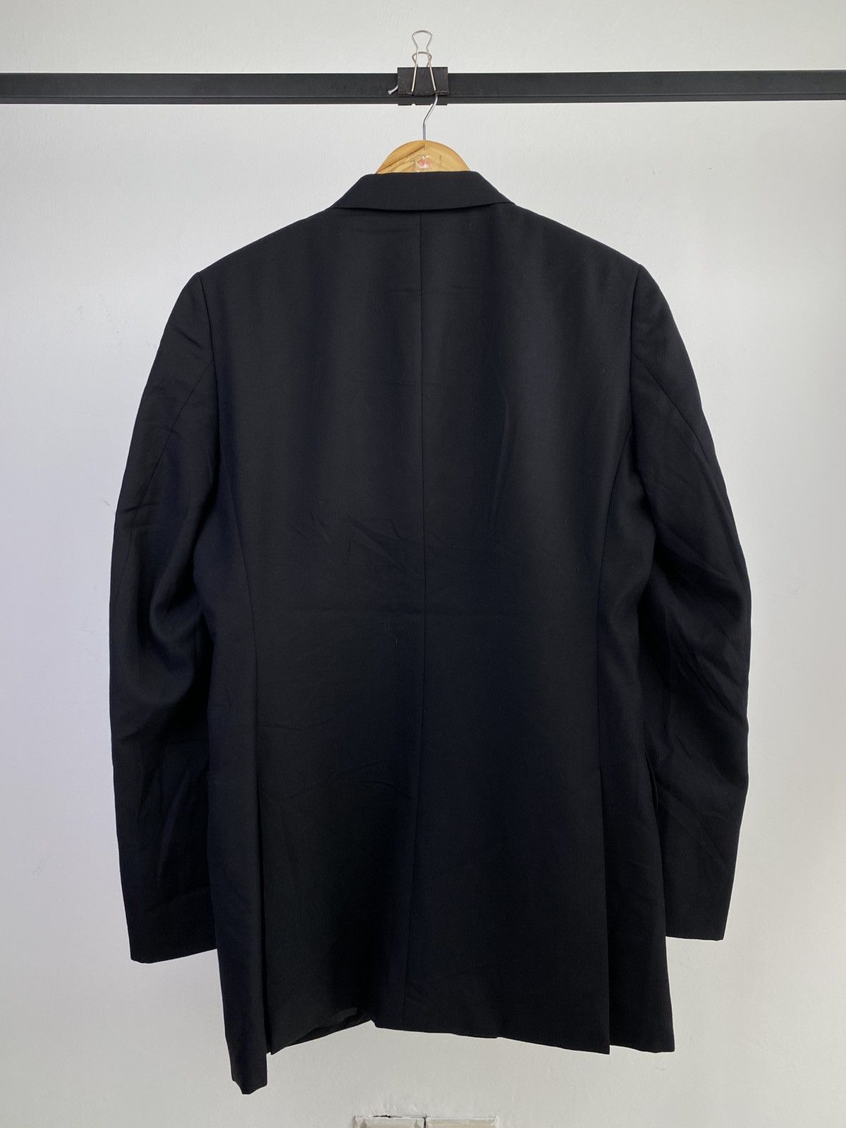 Yohji Yamamoto 90’s Vintage Yohji Design Studio Black Blazer Jacket Size US M / EU 48-50 / 2 - 8 Thumbnail