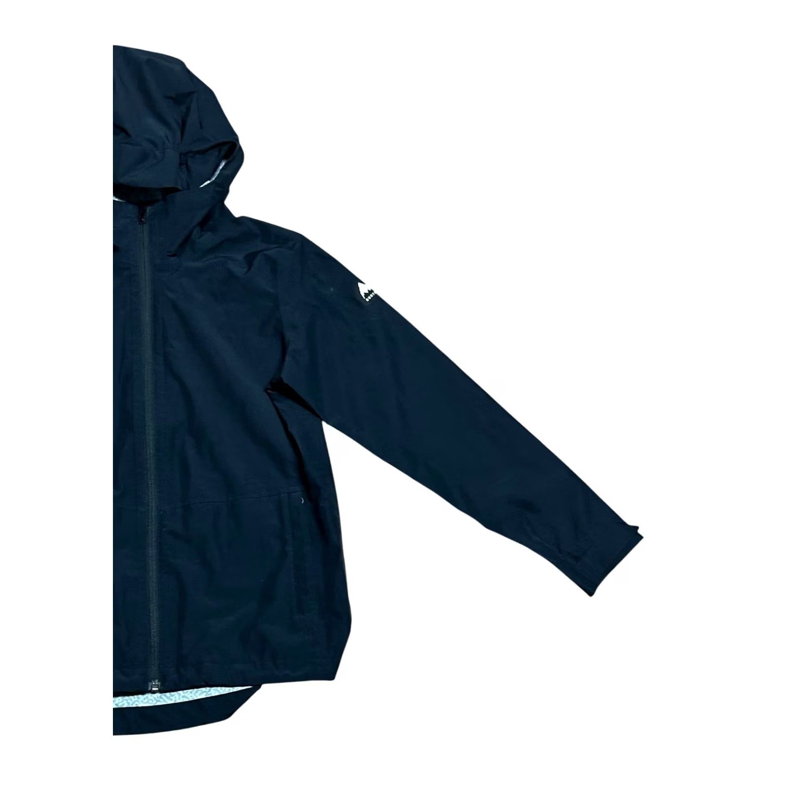 Burton Burton Women's Black FullZip Windbreaker Snow Jacket Sz Medium 100% Polyester Size M / US 6-8 / IT 42-44 - 3 Thumbnail