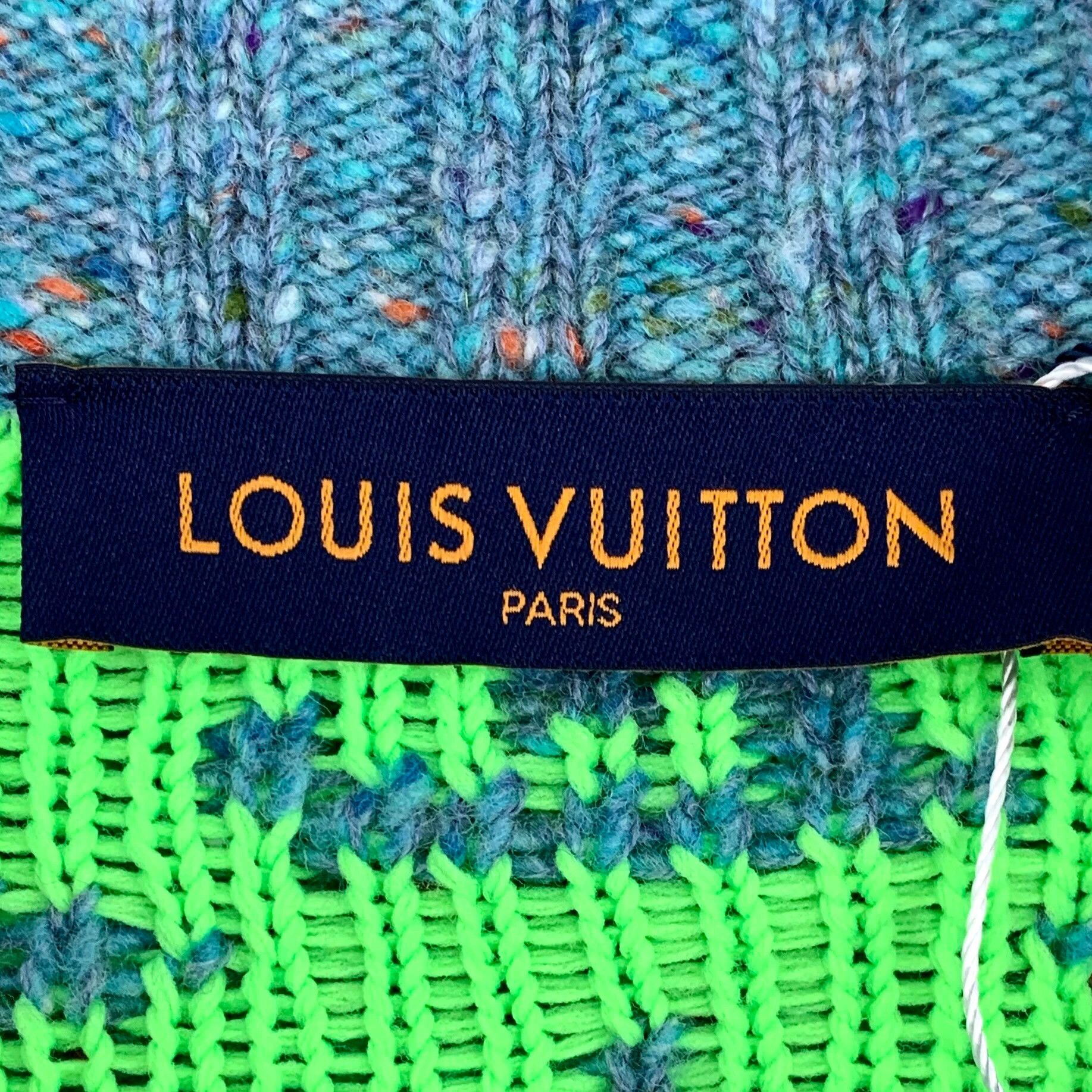 Louis Vuitton Wool Collar Single-Breasted Long-Sleeve Knit Cardigan, Size US L / EU 52-54 / 3 - 5 Thumbnail