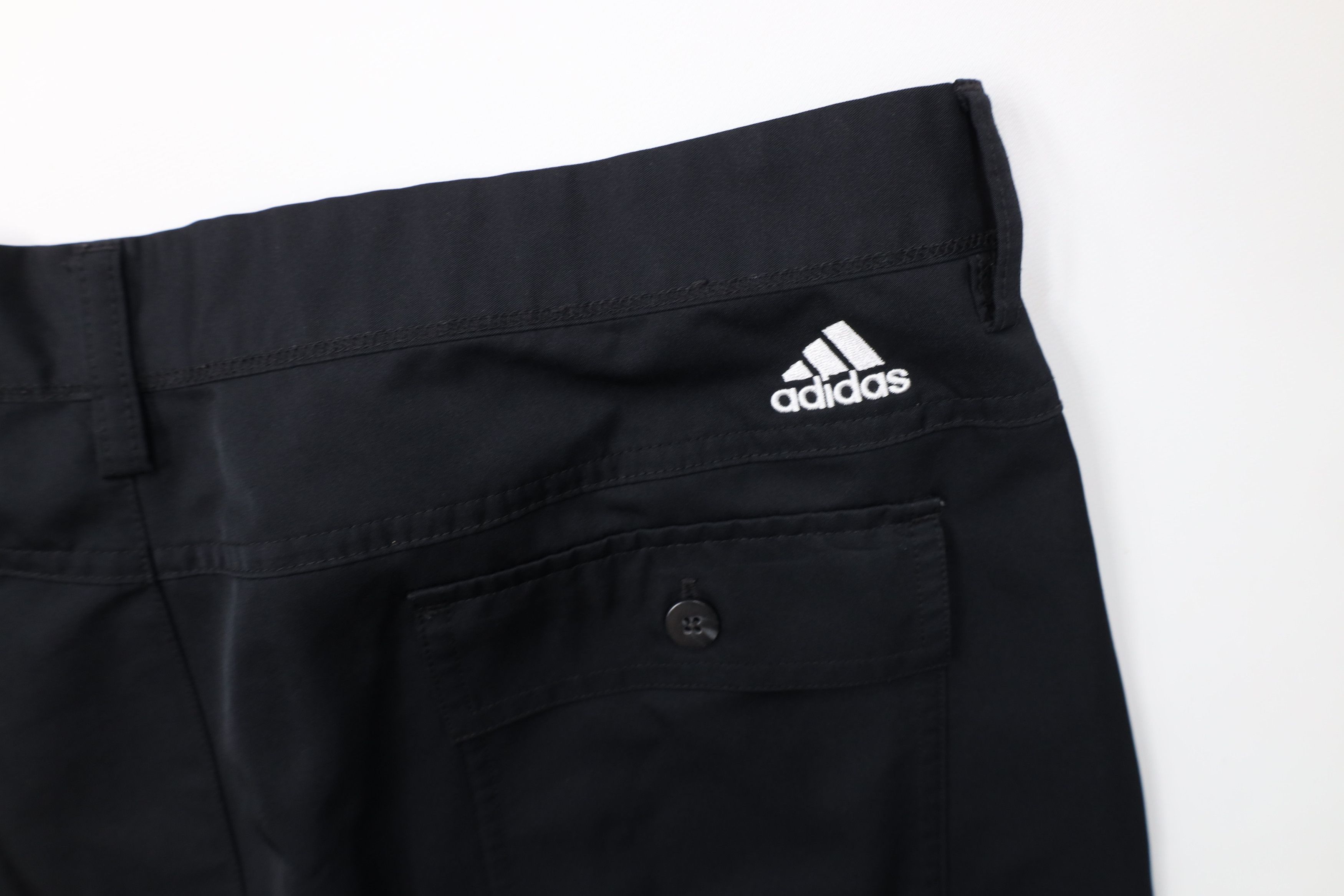 Adidas Vintage Y2K Adidas Golf Spell Out Wide Leg Chino Pants Black Size US 36 / EU 52 - 11 Thumbnail