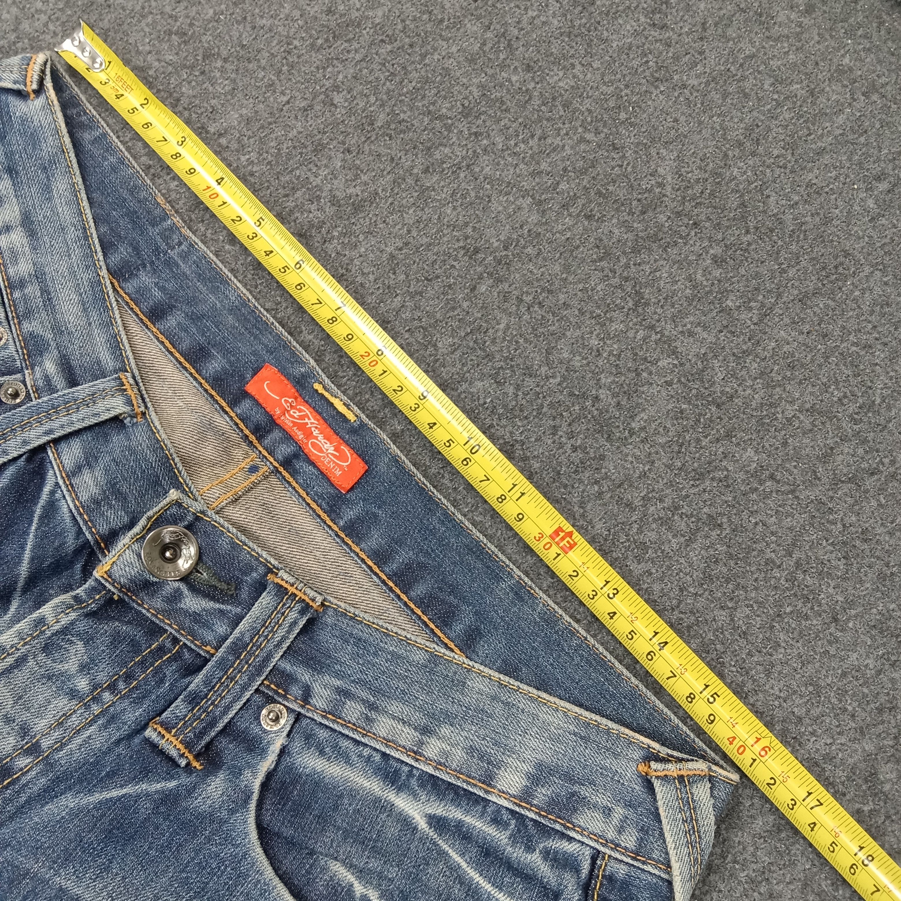 Ed Hardy Ed Hardy by Christian Audiger American Custom Jeans C228N2 Size US 32 / EU 48 - 9 Thumbnail