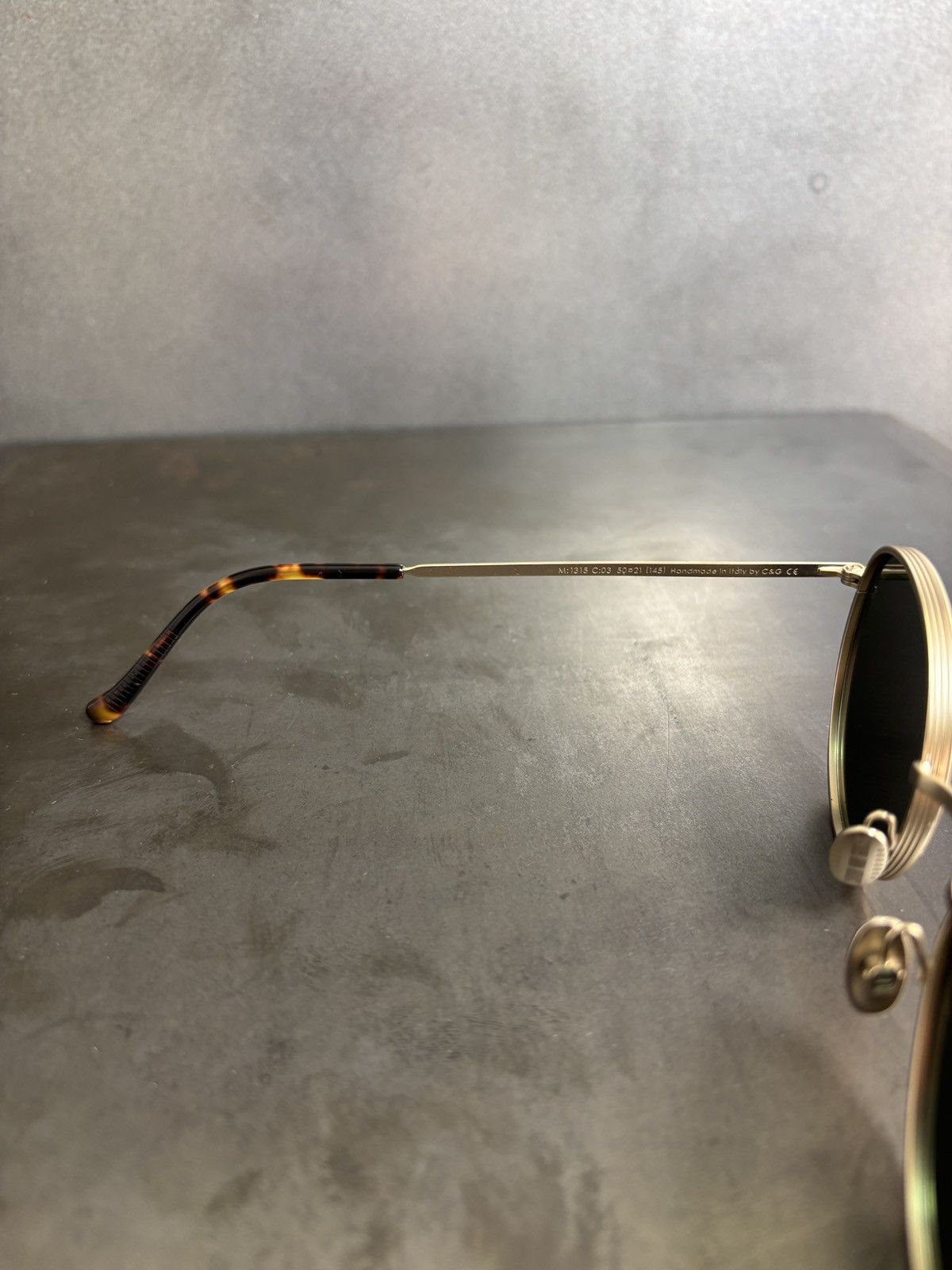 Cutler and Gross Cutler and Gross Sunglasses M:1314 Metal Handmade in Italy Size ONE SIZE - 11 Thumbnail