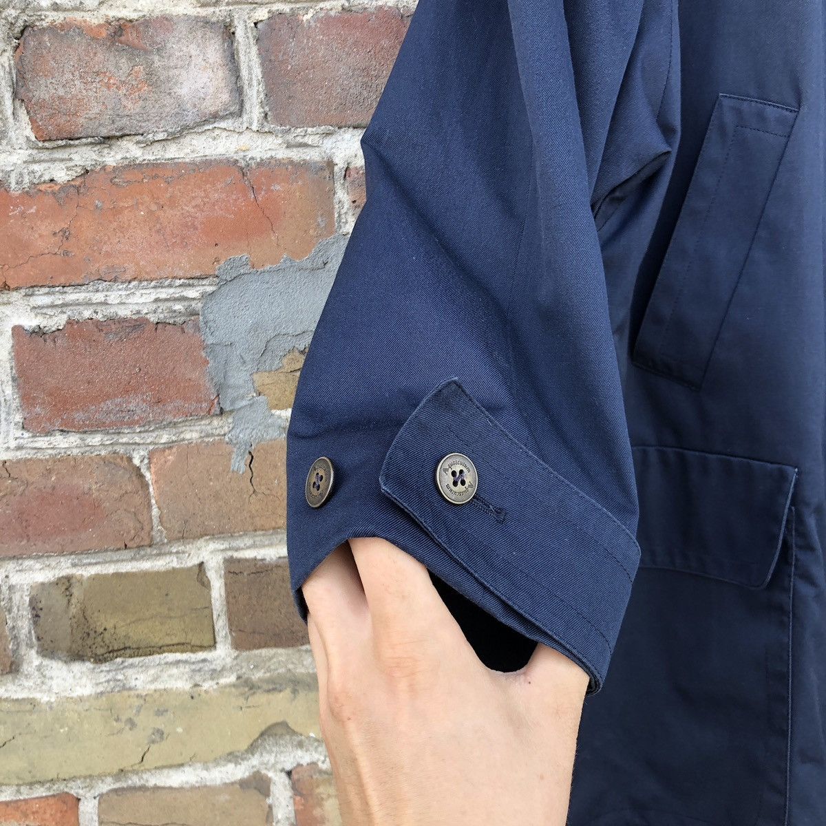 Aquascutum Vintage Aquascutum Coat Jacket Trench Checkered Size L / US 10 / IT 46 - 3 Thumbnail