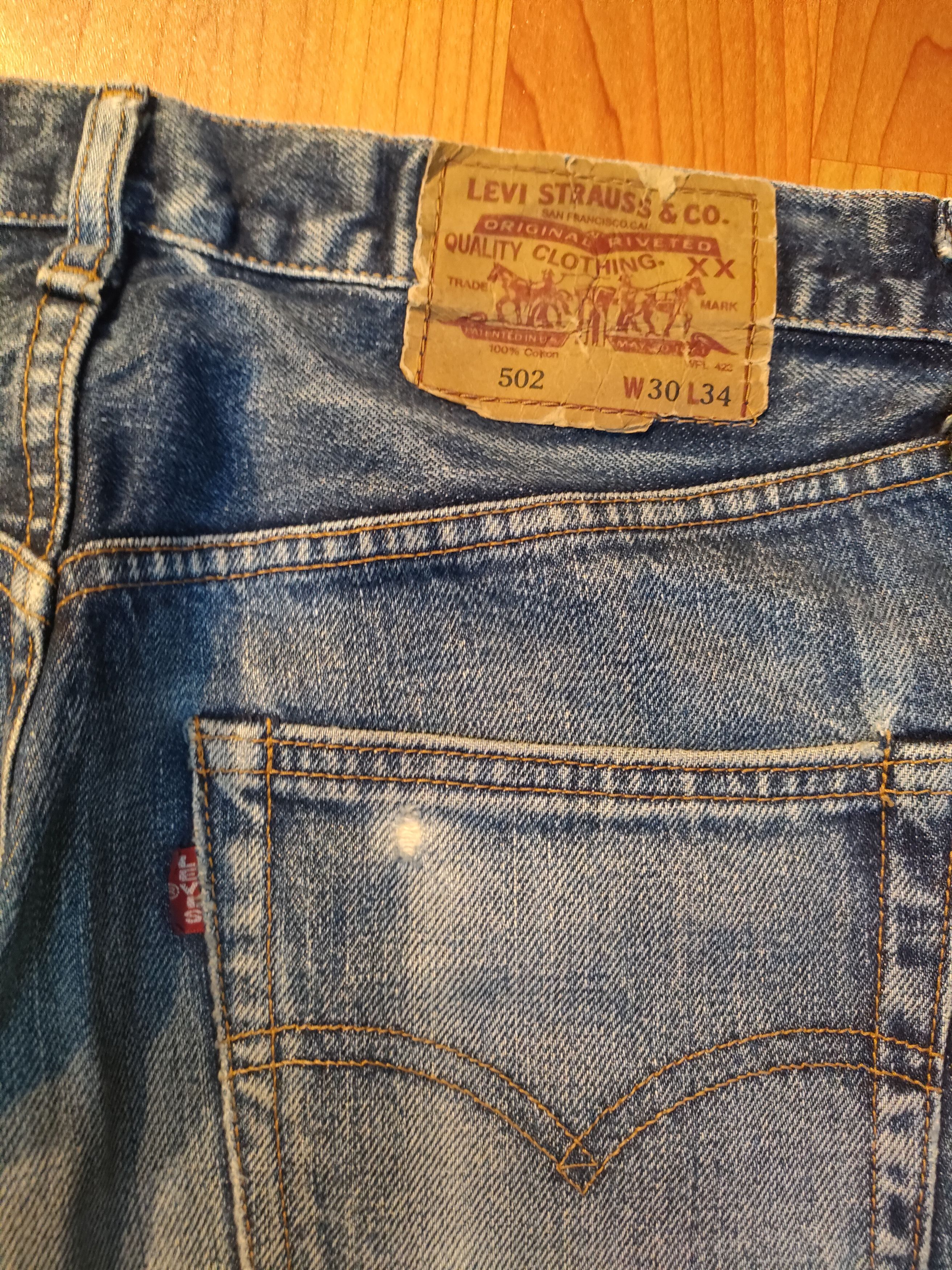 Levi's Vintage Clothing × Vintage Vintage Levi's 502 Selvedge Jeans Size US 30 / EU 46 - 2 Thumbnail
