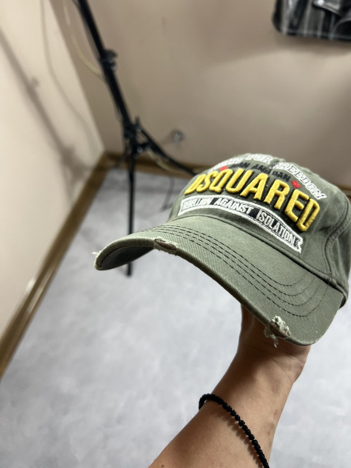 Dsquared2 Vintage Dsquared2 Distressed Rare Rick Owen's style Cap Size ONE SIZE - 6 Thumbnail