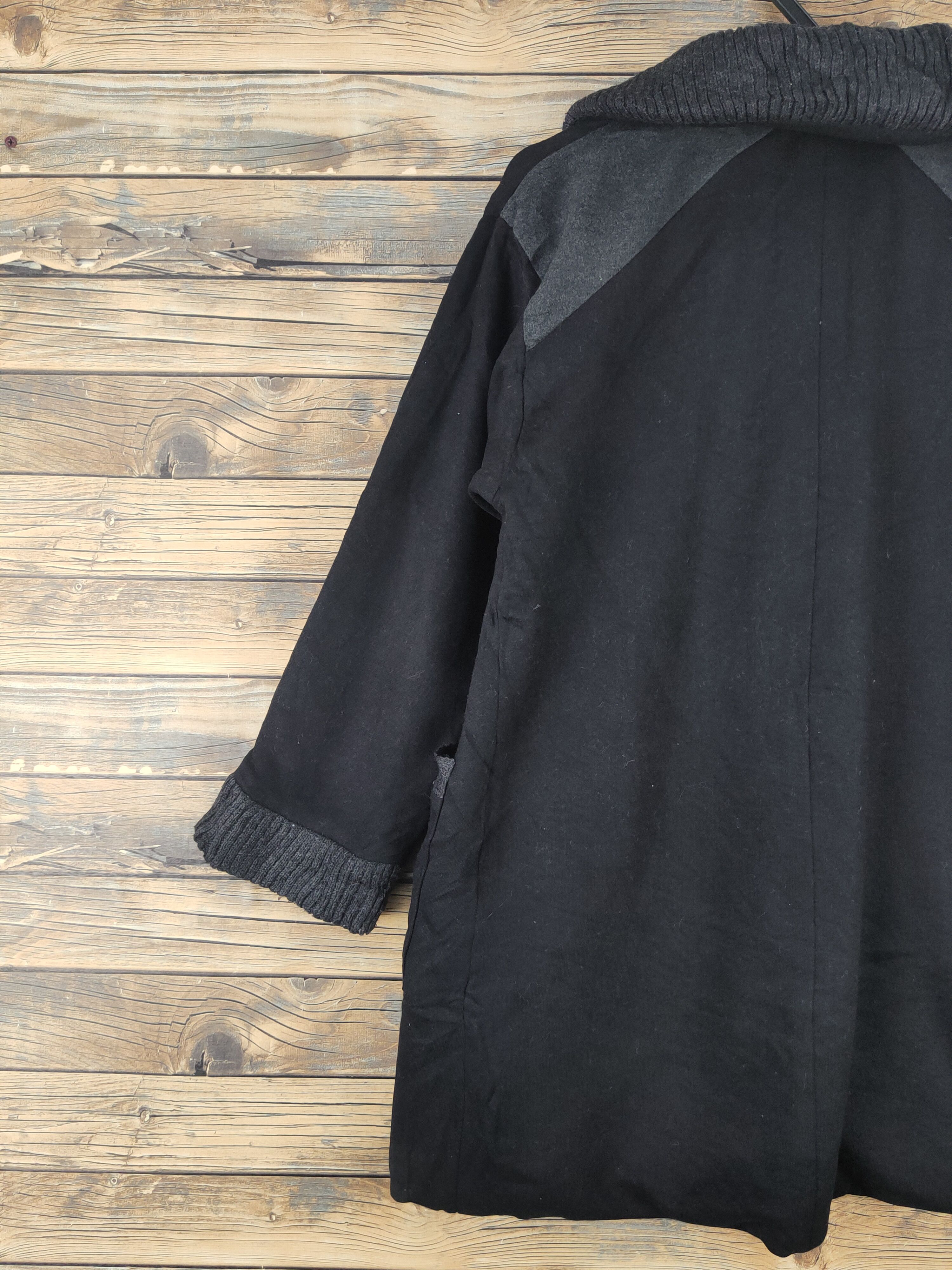 Japanese Brand × Vintage Old Vintage Design by Odds on Complex Black Coats Size US L / EU 52-54 / 3 - 8 Thumbnail