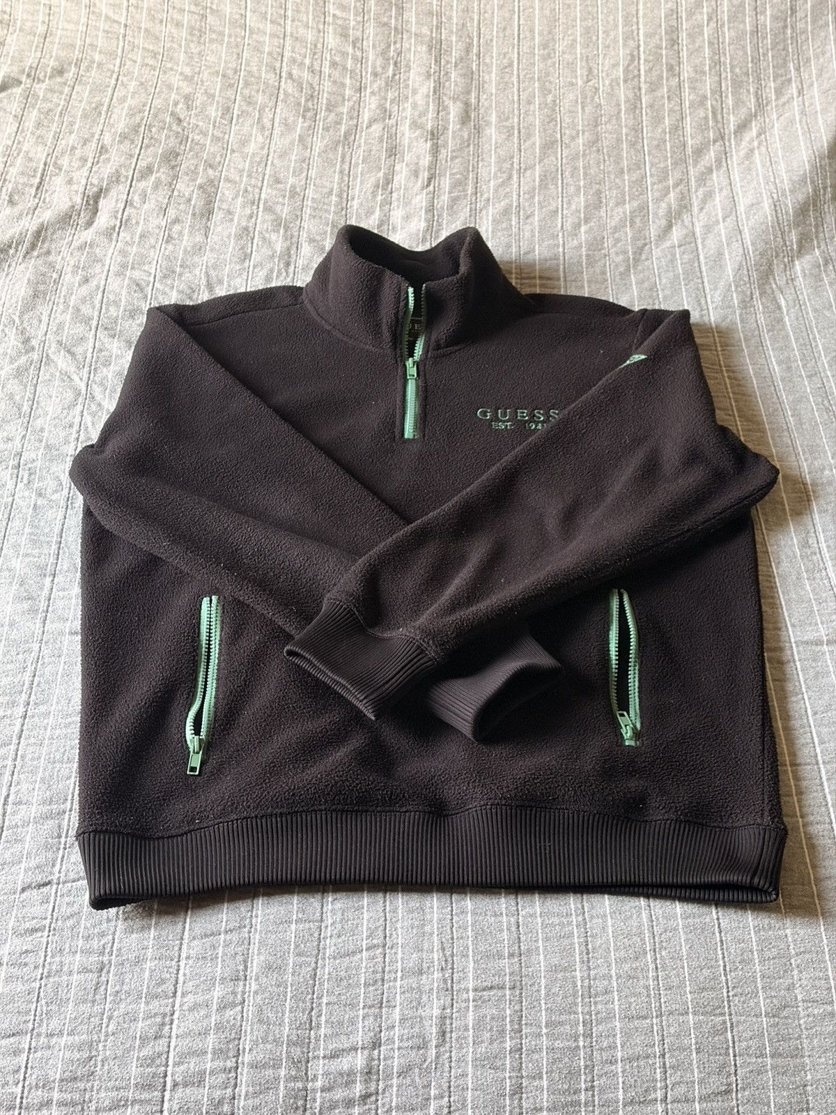 Guess Vintage Guess Fleece Quarter Zip Size US M / EU 48-50 / 2 - 1 Thumbnail