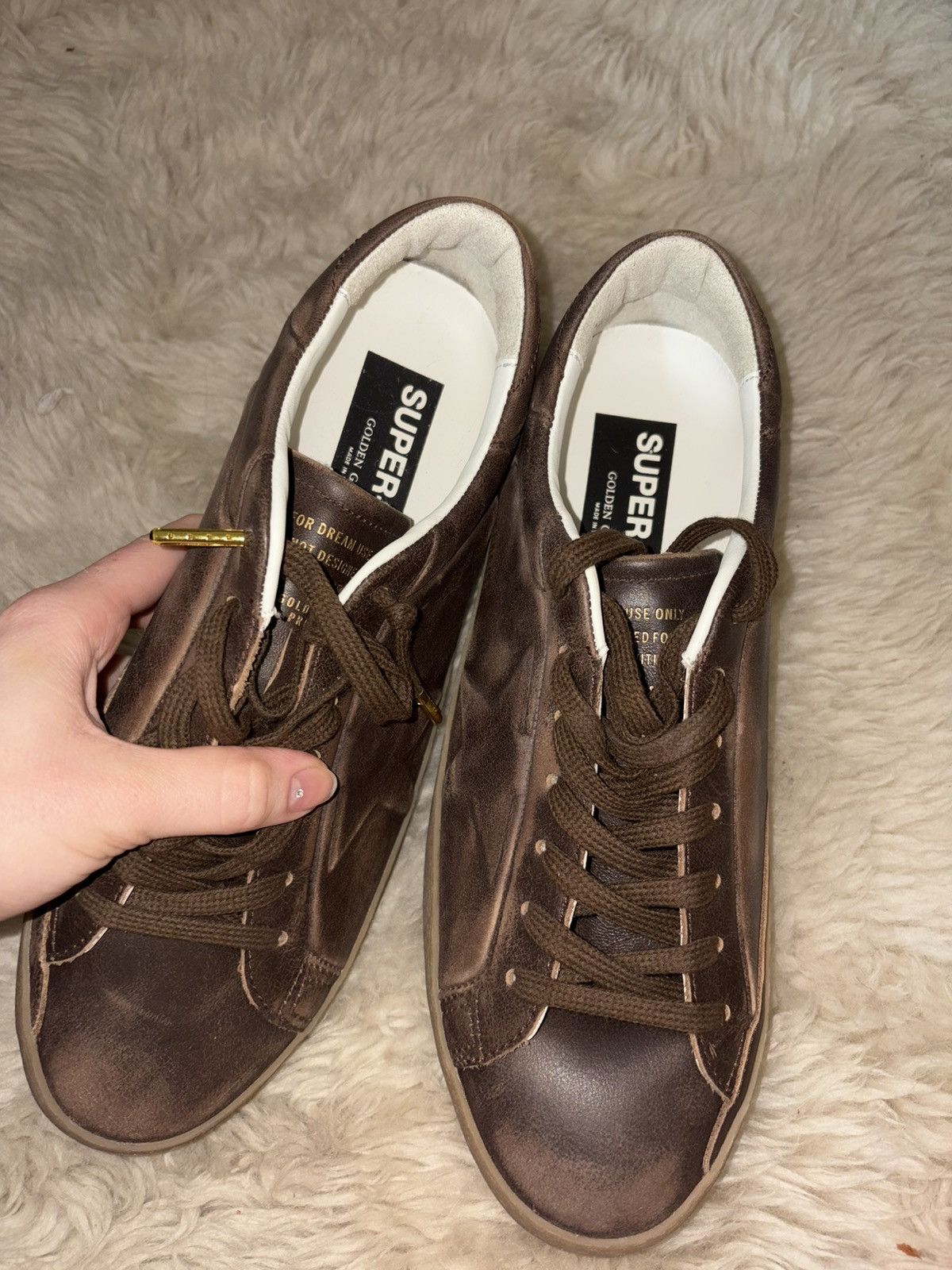 Golden Goose Golden Goose leather low top sneakers Size US 8 / EU 41 - 5 Thumbnail