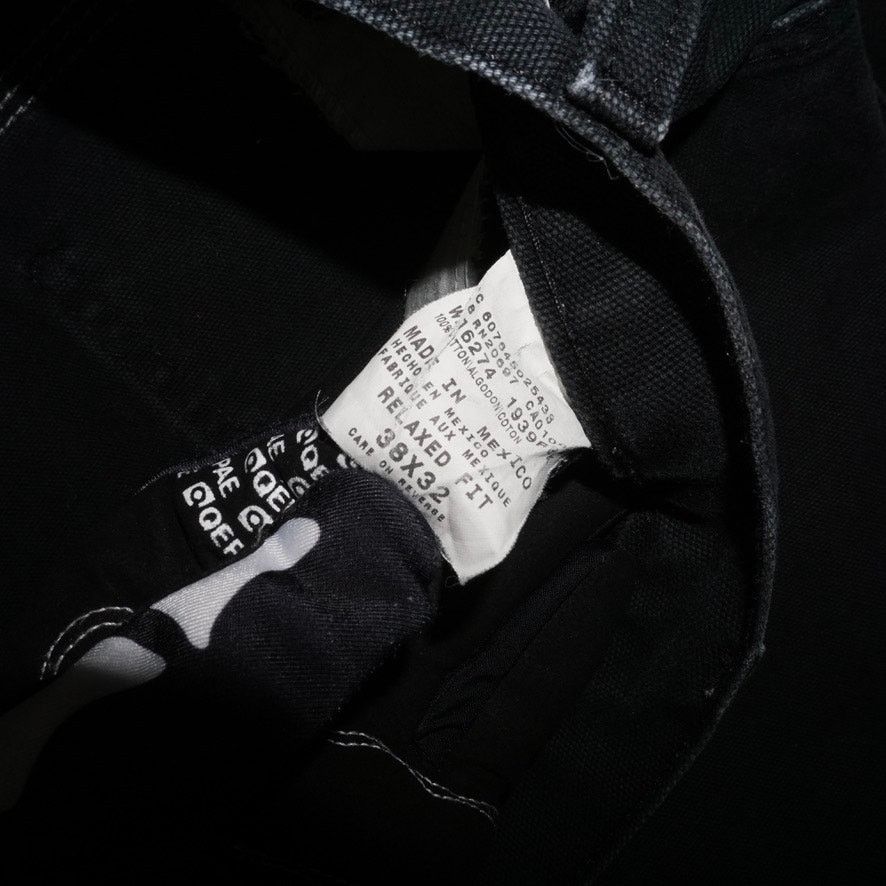 Dickies 38 - Vintage Y2K Dickies workwear 00s carpenter black pants Size US 38 / EU 54 - 3 Thumbnail