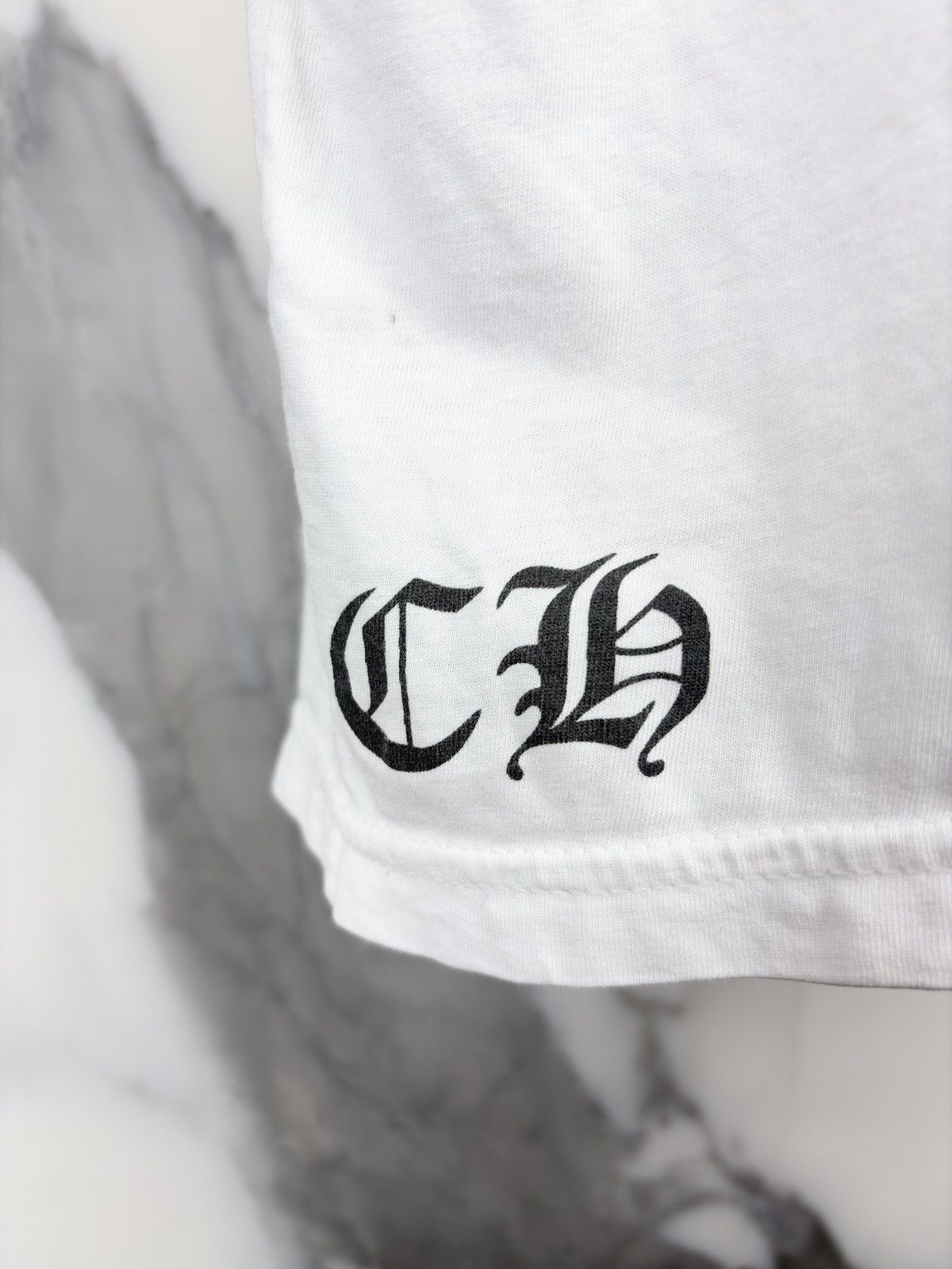 Chrome Hearts Chrome Hearts Vintage Plus Cross Square Logo Tshirt White Size US S / EU 44-46 / 1 - 3 Thumbnail