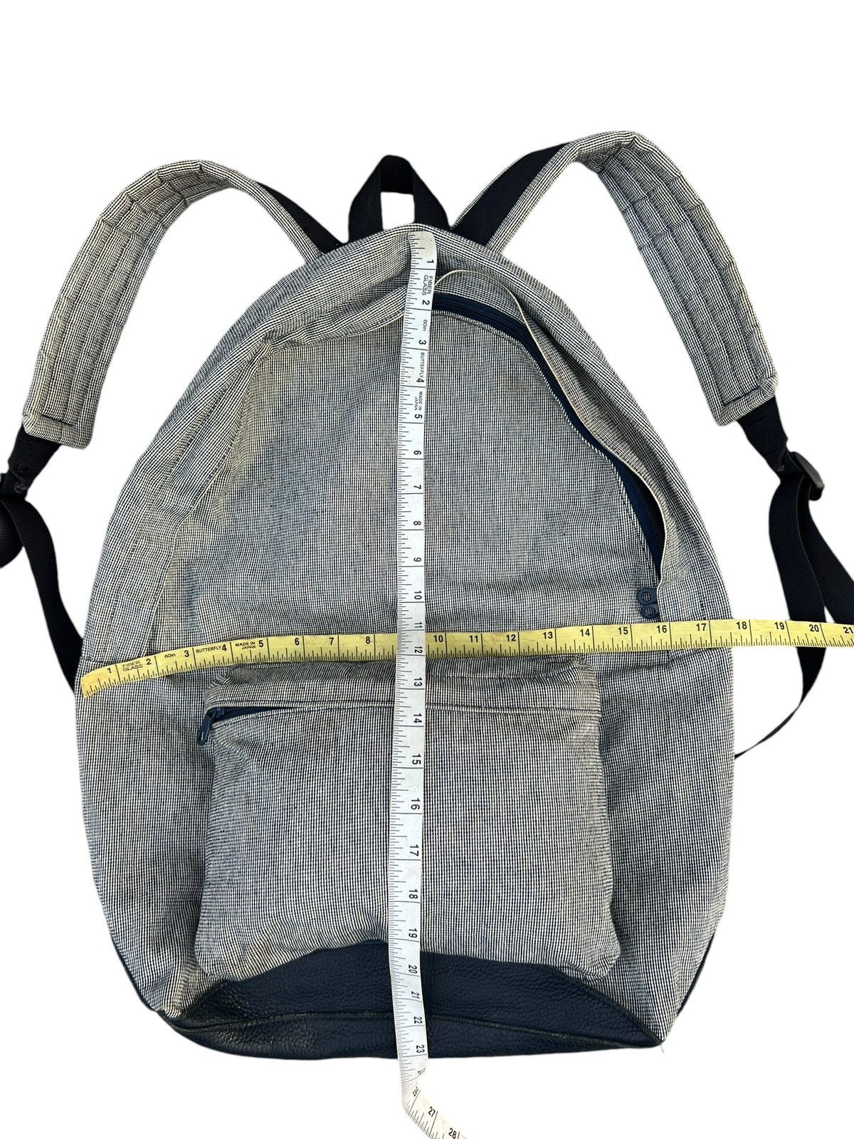 Unused Unused Japan Leather Cotton Backpack Bag Size ONE SIZE - 25 Thumbnail