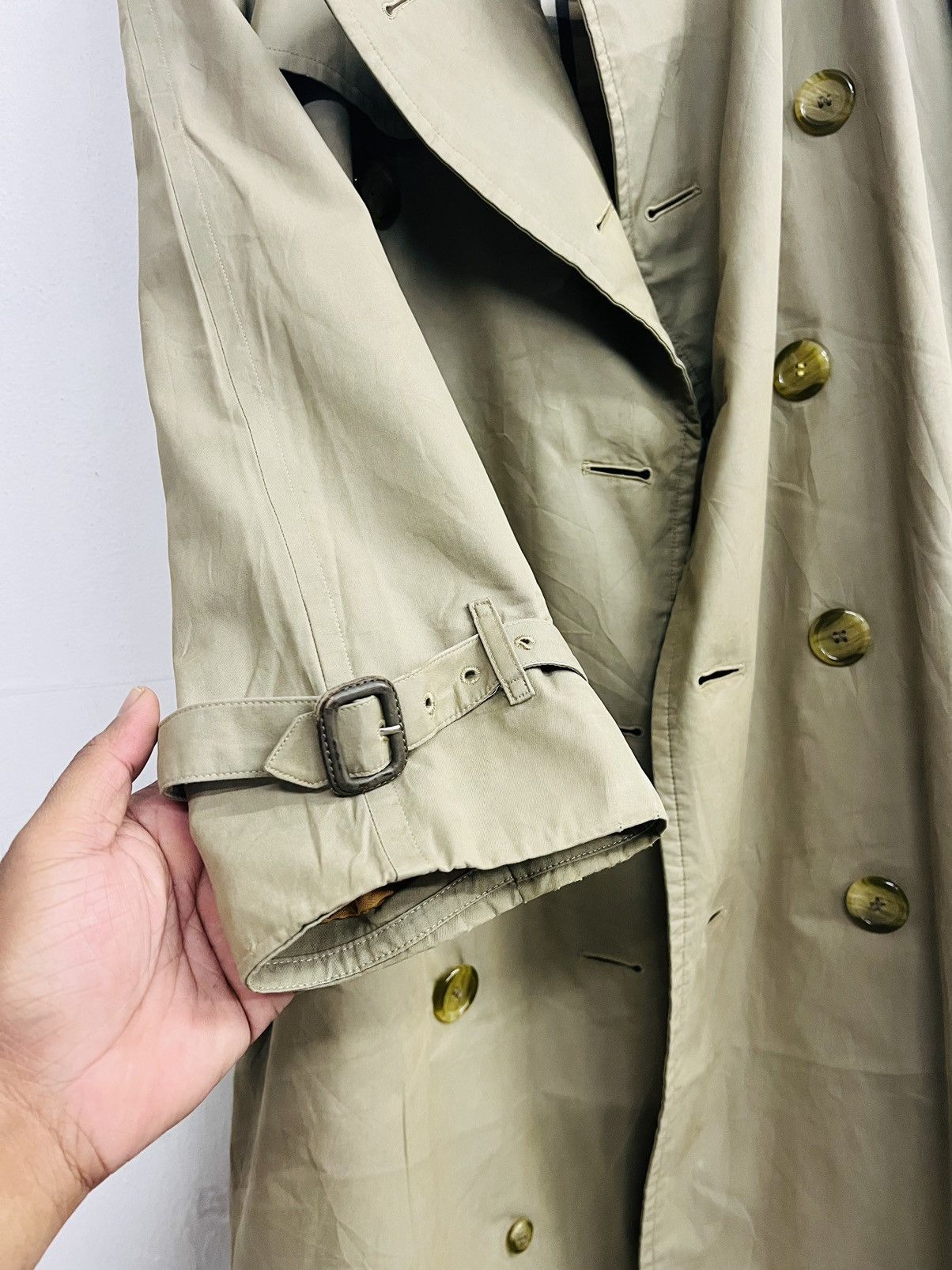 Burberry VINTAGE BURBERRY NOVA CHECK TRENCH COAT Size US S / EU 44-46 / 1 - 9 Thumbnail