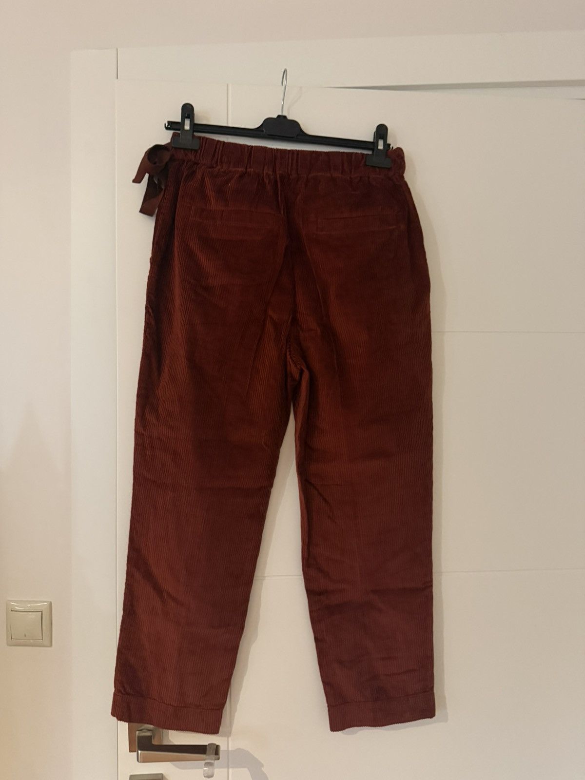 Brunello Cucinelli Brunello Cucinelli Corduroy Trousers – Rich Rust Tone Size 27" / US 4 / IT 40 - 6 Thumbnail