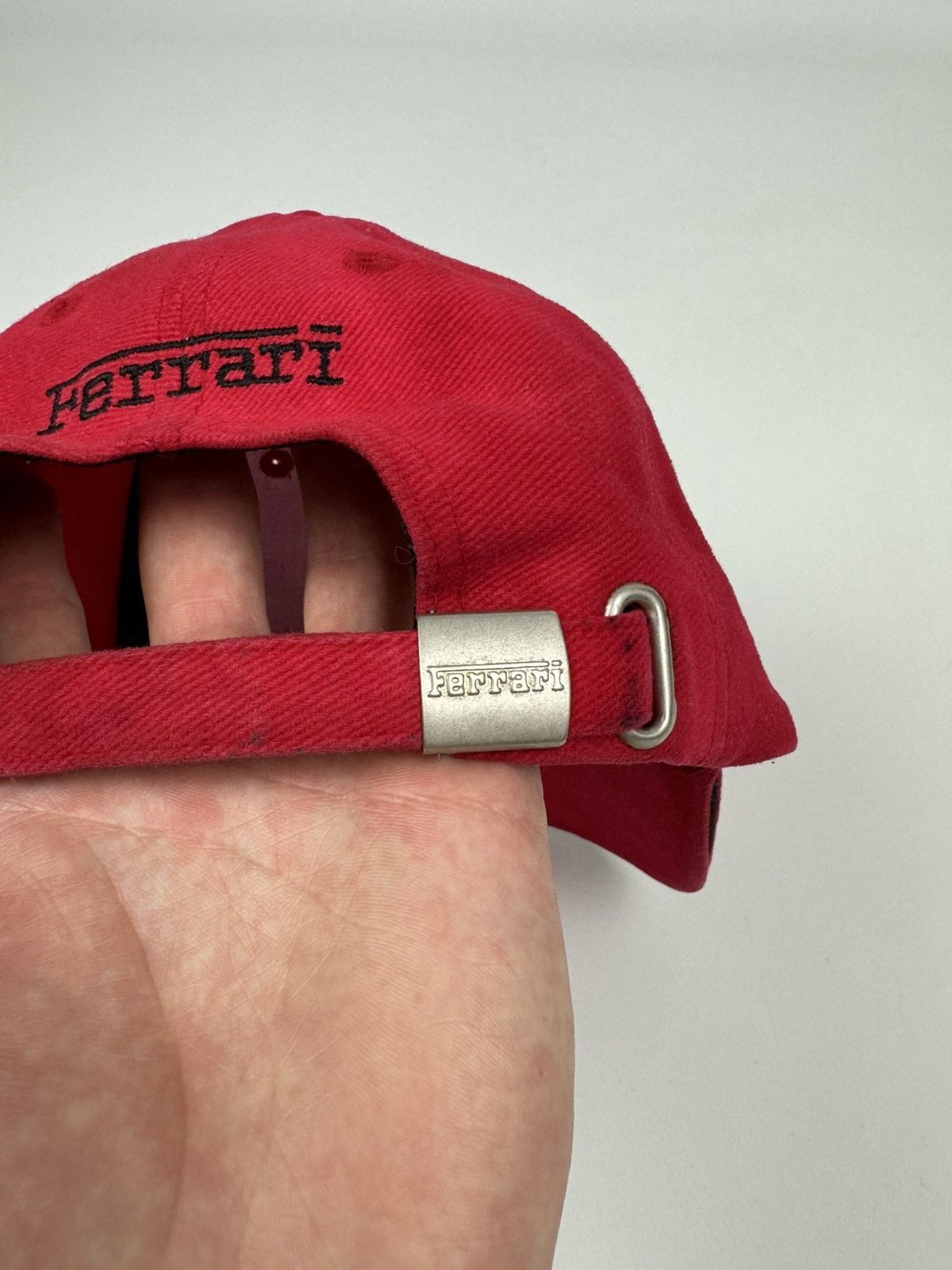Vintage 1996 Vintage Ferrari Racing Nice Man Cap Vodafone Size ONE SIZE - 4 Thumbnail