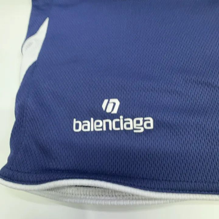 Balenciaga Balenciaga Blue Color Block Casual Shorts 0079-2507 Size US 34 / EU 50 - 9 Thumbnail