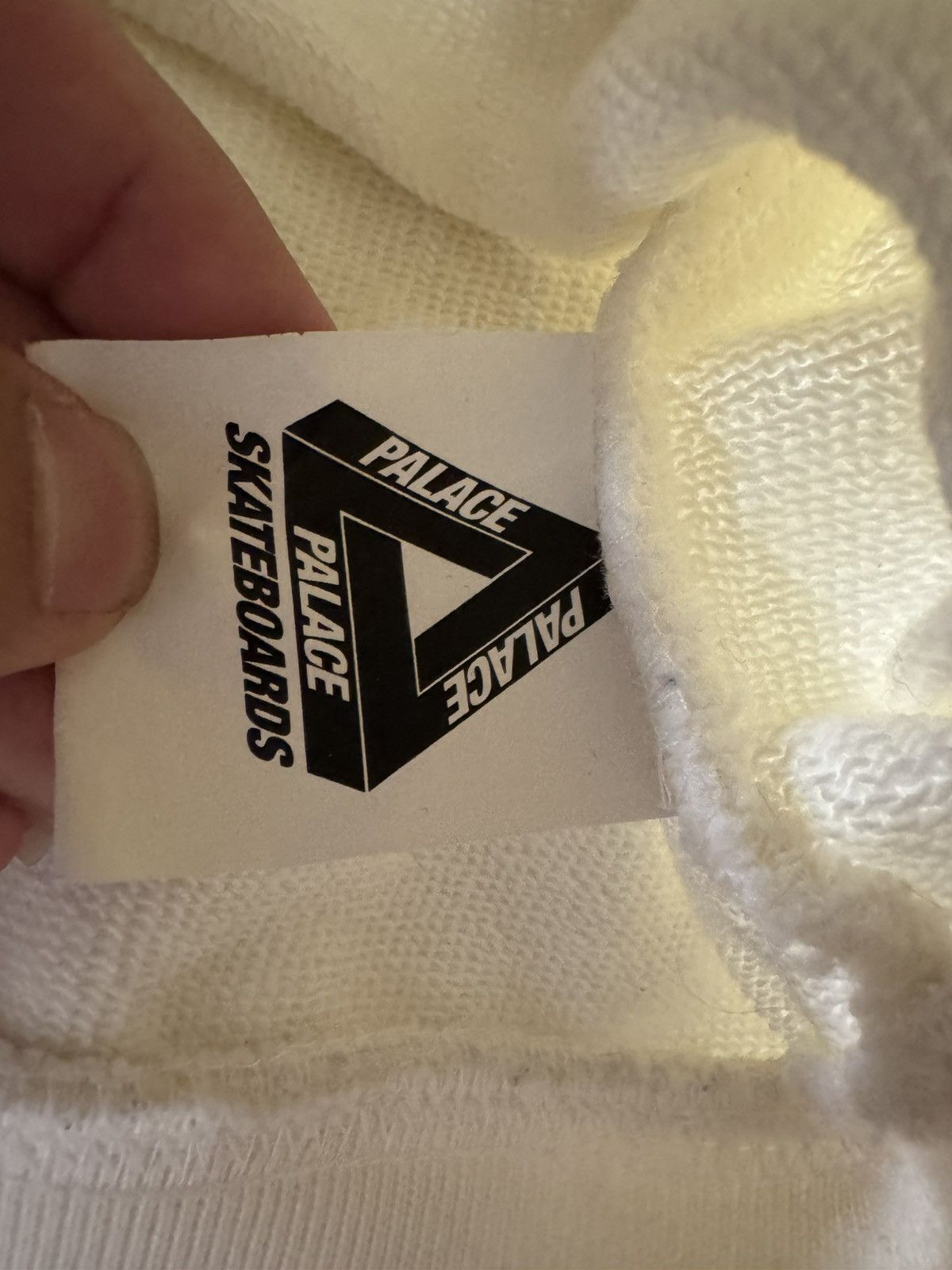 Palace Palace Duck Out Hood Hoodie White L Sweatshirt FW19 Used Size US L / EU 52-54 / 3 - 6 Thumbnail