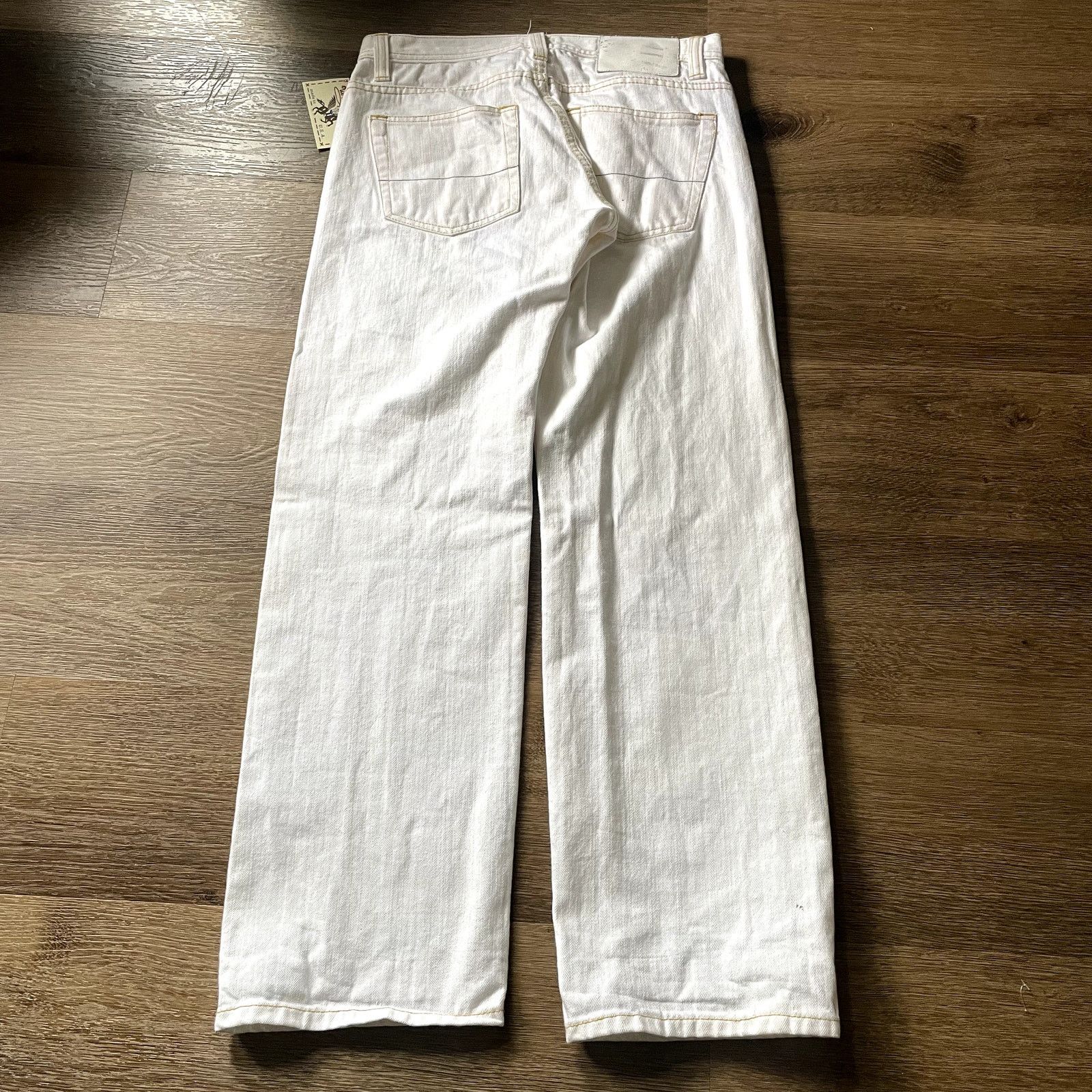 Other Love Japan Academi Salvage White/Gold Jeans- Size Men's M Size US 32 / EU 48 - 1 Thumbnail