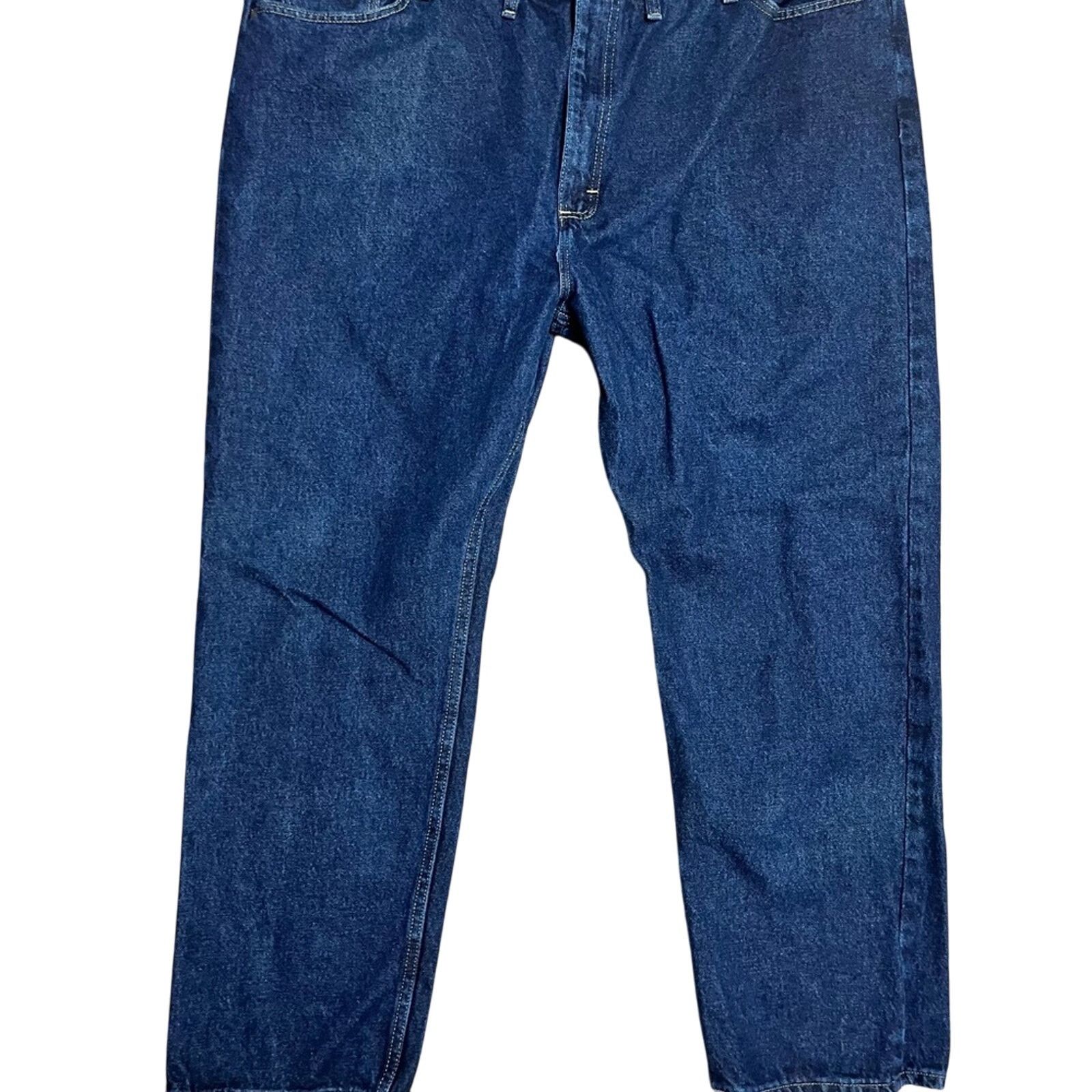 Wrangler Wrangler Indigo Blue Straight Jeans 48x30 Regular Fit Size US 44 / EU 60 - 5 Thumbnail