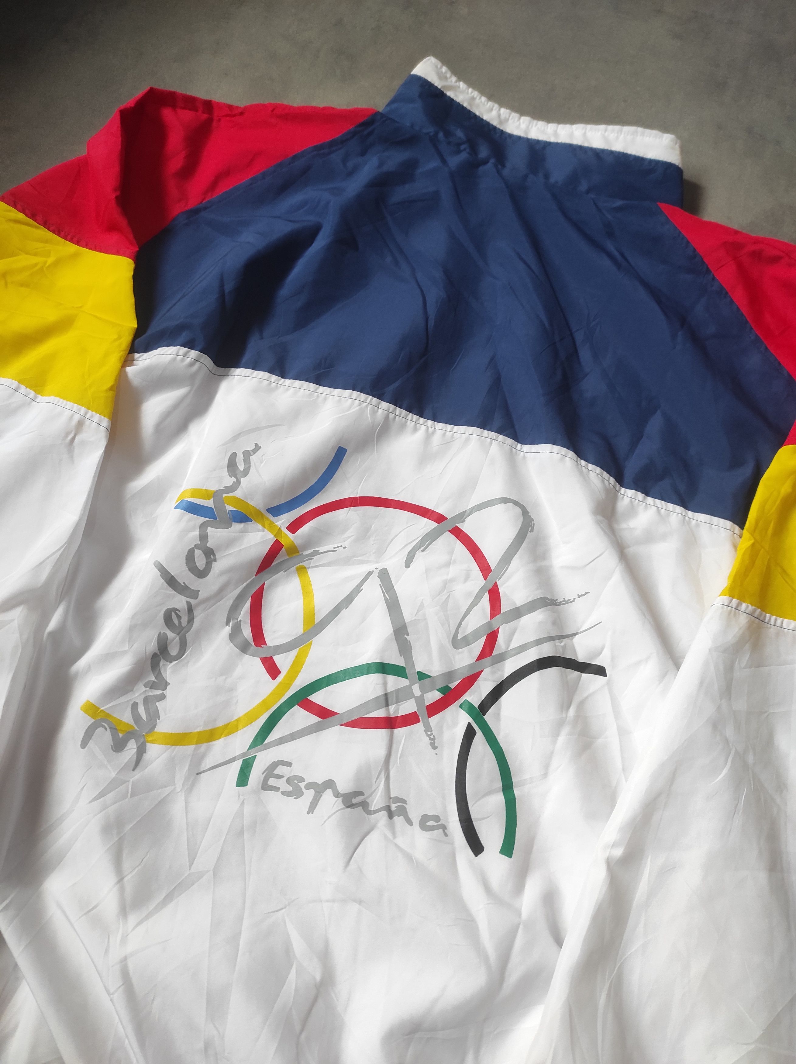 Other vintage Spain Olympics Track Jacket 1992 "Gold winners" Size US XL / EU 56 / 4 - 6 Thumbnail