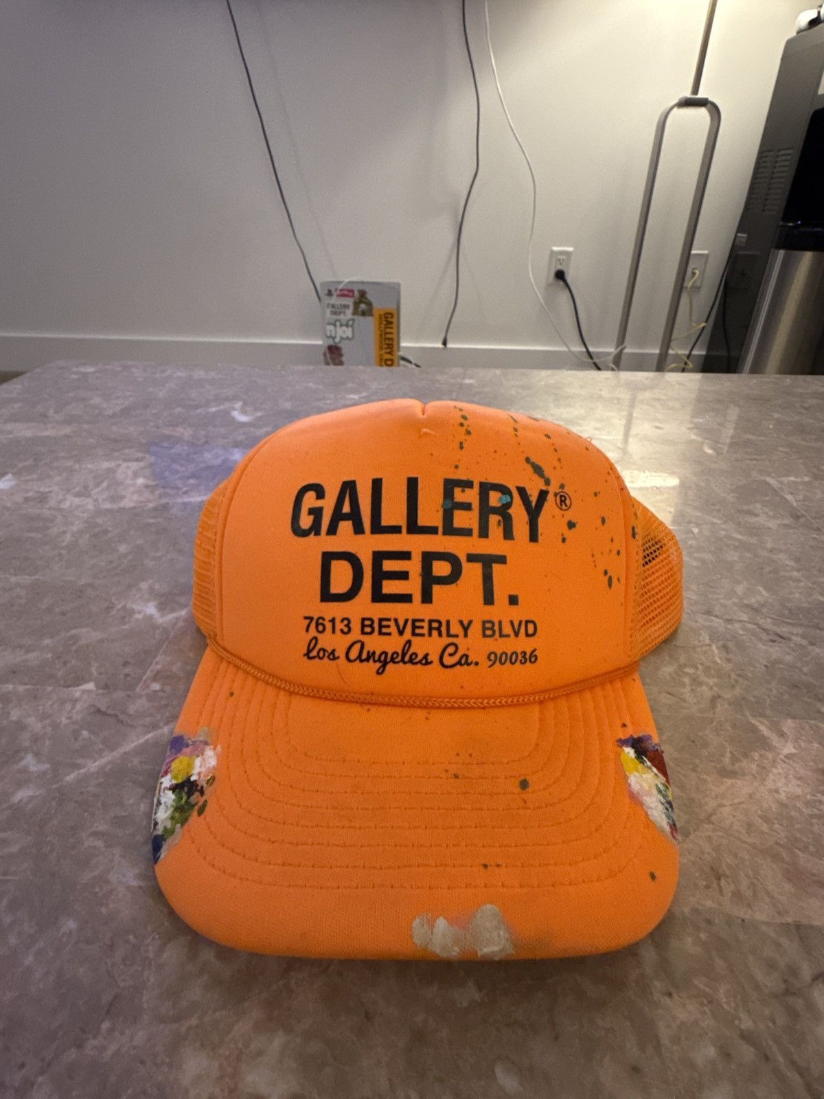 Gallery Dept Orange Trucker Hat