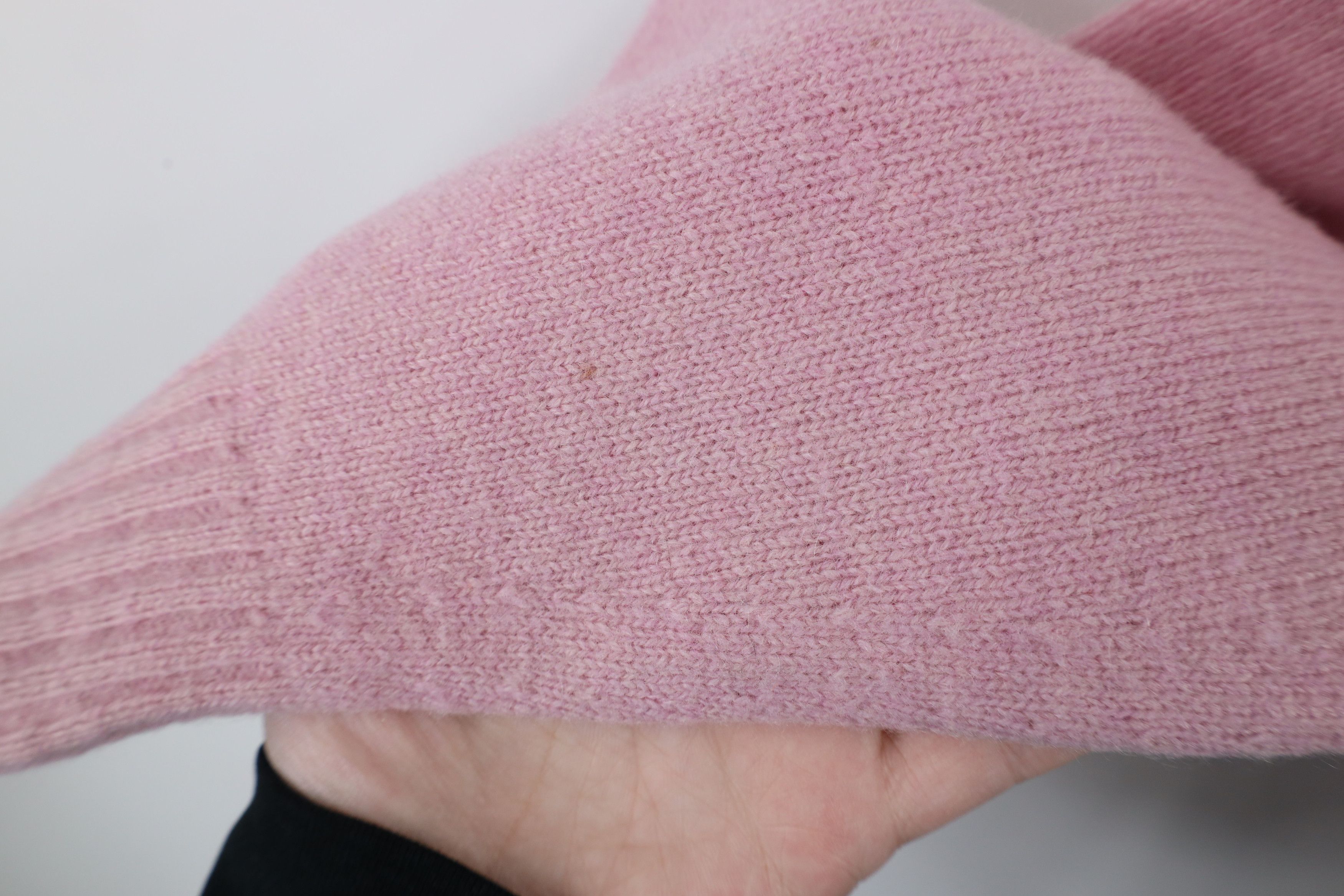 Lands' End × Vintage Vintage 90s Lands End Knit Crewneck Sweater Pink USA Size XL / US 12-14 / IT 48-50 - 5 Thumbnail
