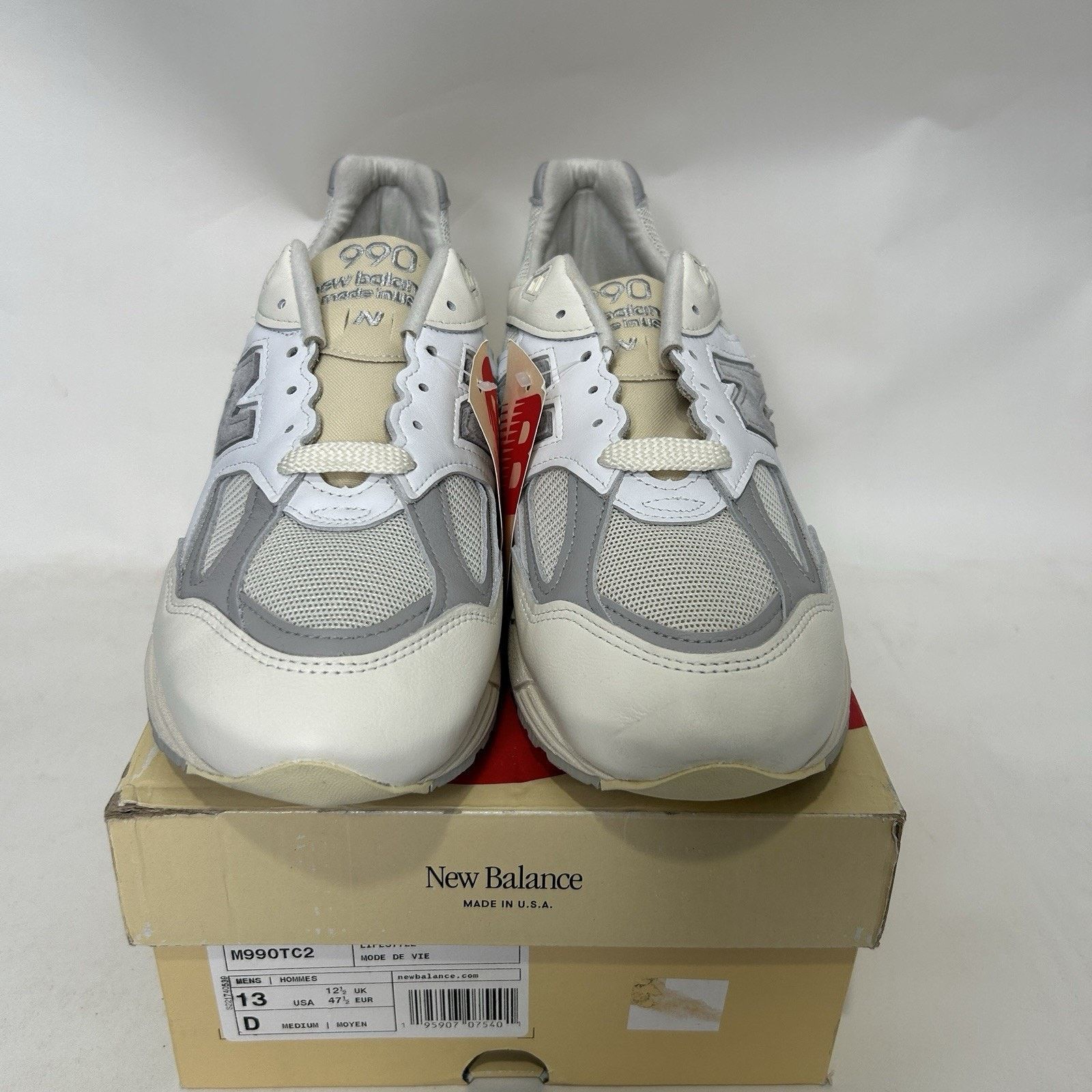 New Balance Teddy Santis x New Balance 990v2 Made in USA “Sea Salt" Size US 13 / EU 46 - 2 Thumbnail