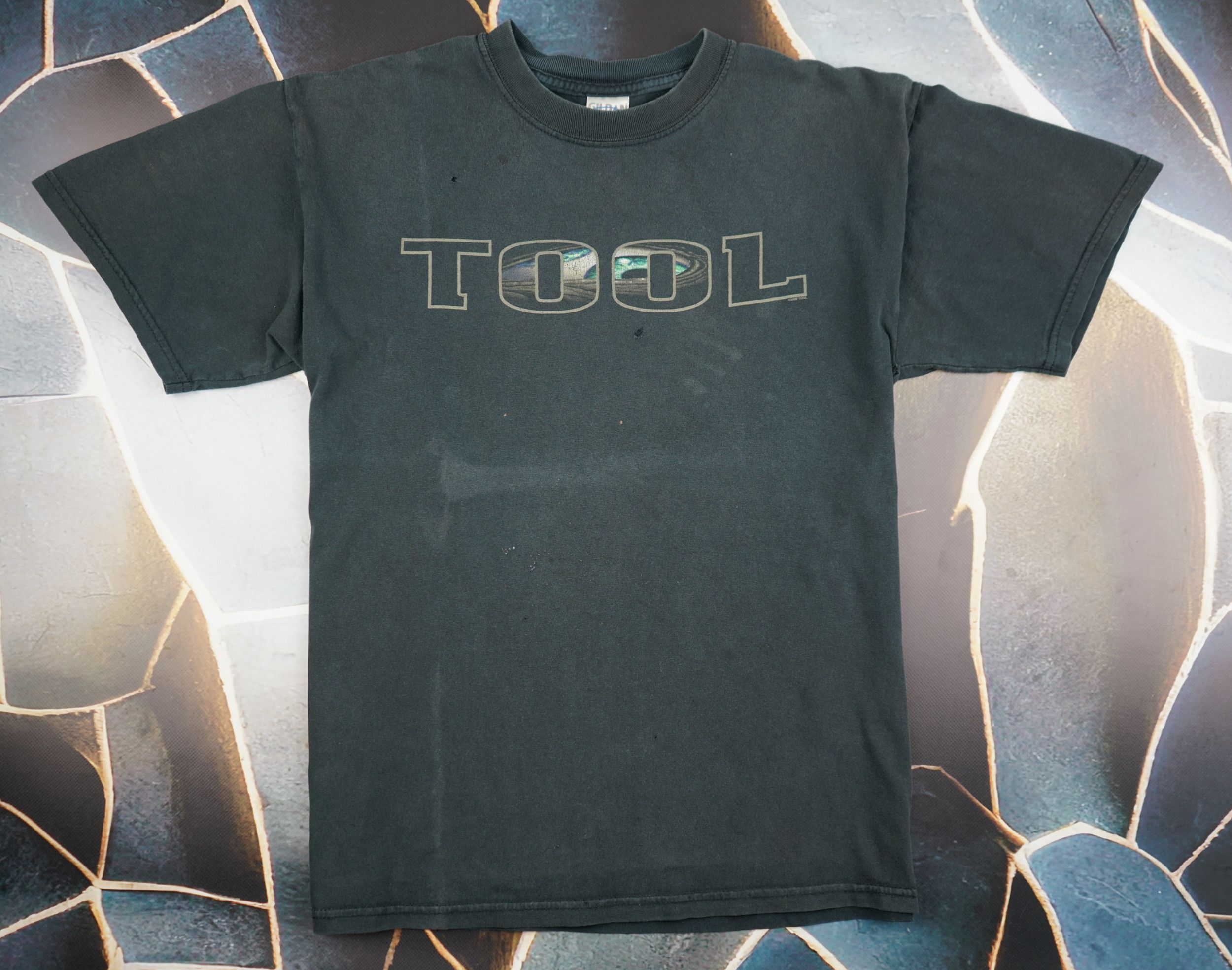 Gildan GILDAN TOOL Band T-shirt, Men's M size cotton black type Vintage Second Hand