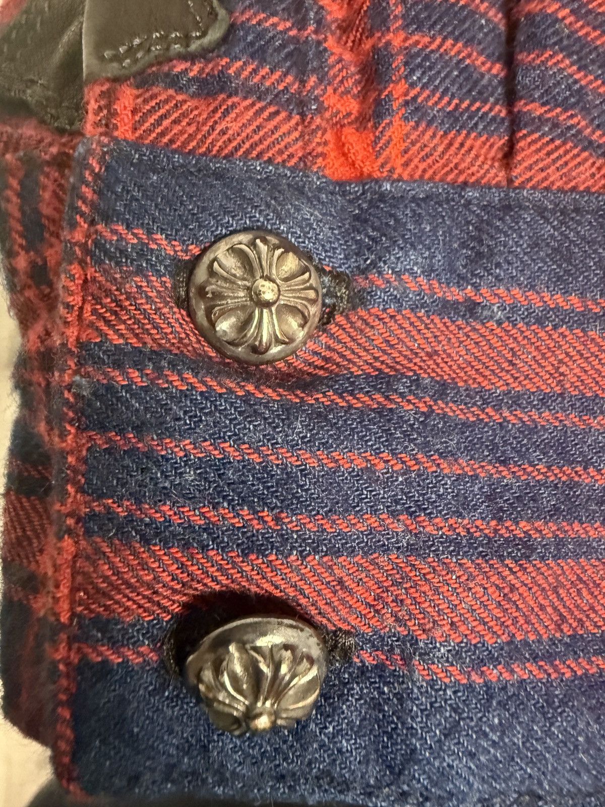 Chrome Hearts Chrome Hearts Flannel Button Up Size US XL / EU 56 / 4 - 5 Thumbnail