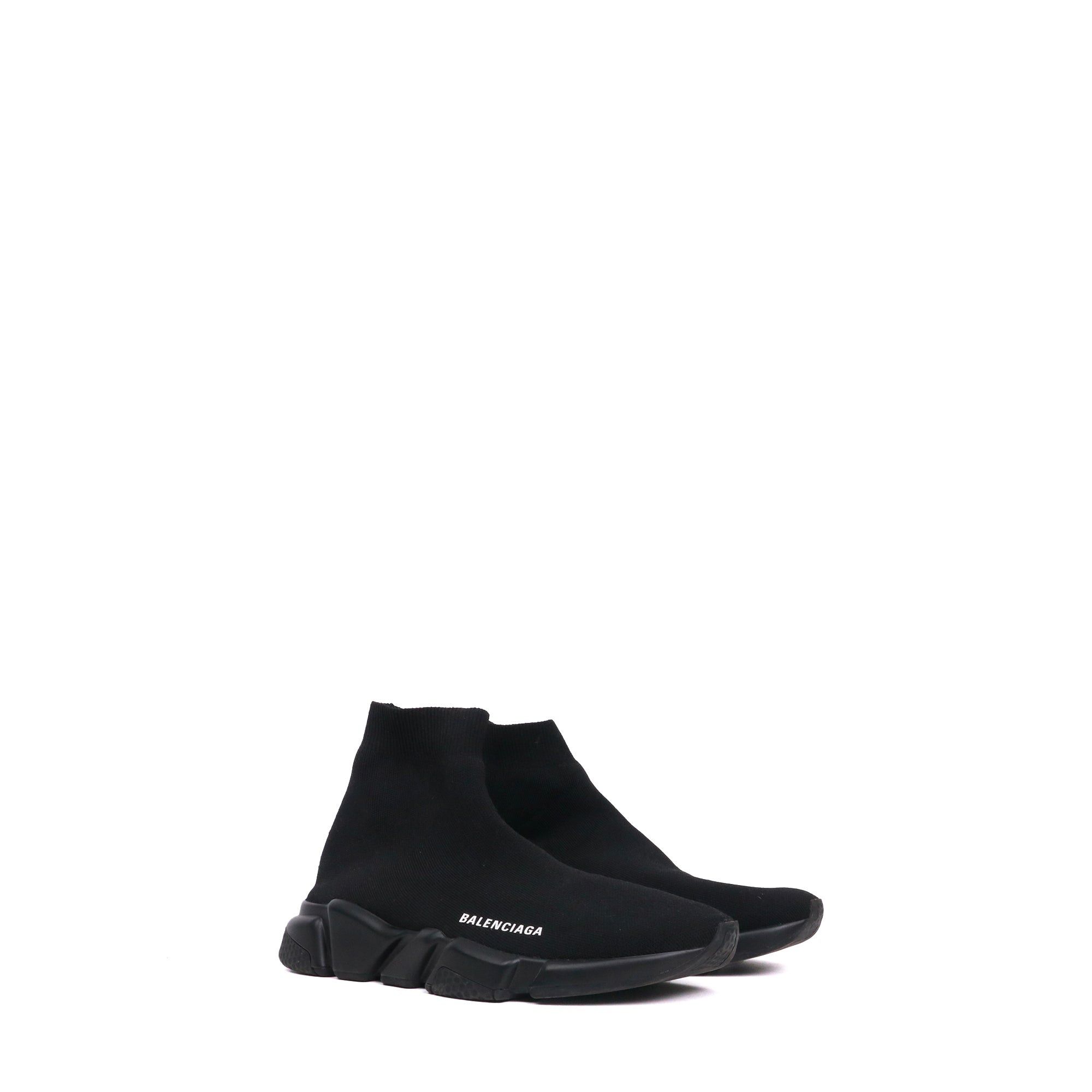 Balenciaga BALENCIAGA - Speed ​​Balenciaga sneakers in black canvas (T42) Size US 11 / IT 41 - 1 Thumbnail