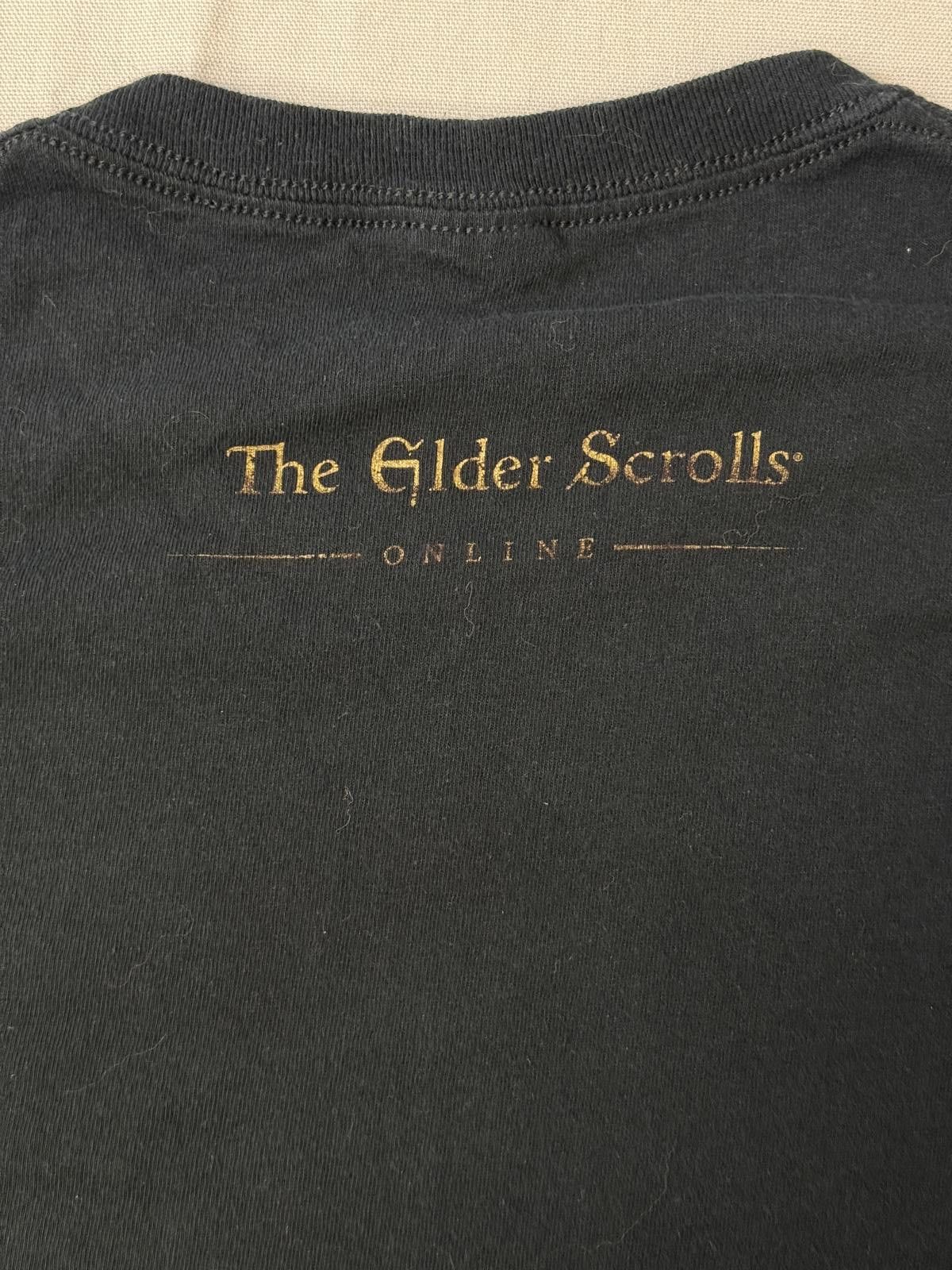 Gildan The Elder Scrolls Online T-shirt Dragon Circle VTG 2.13.25 Size US XL / EU 56 / 4 - 6 Thumbnail