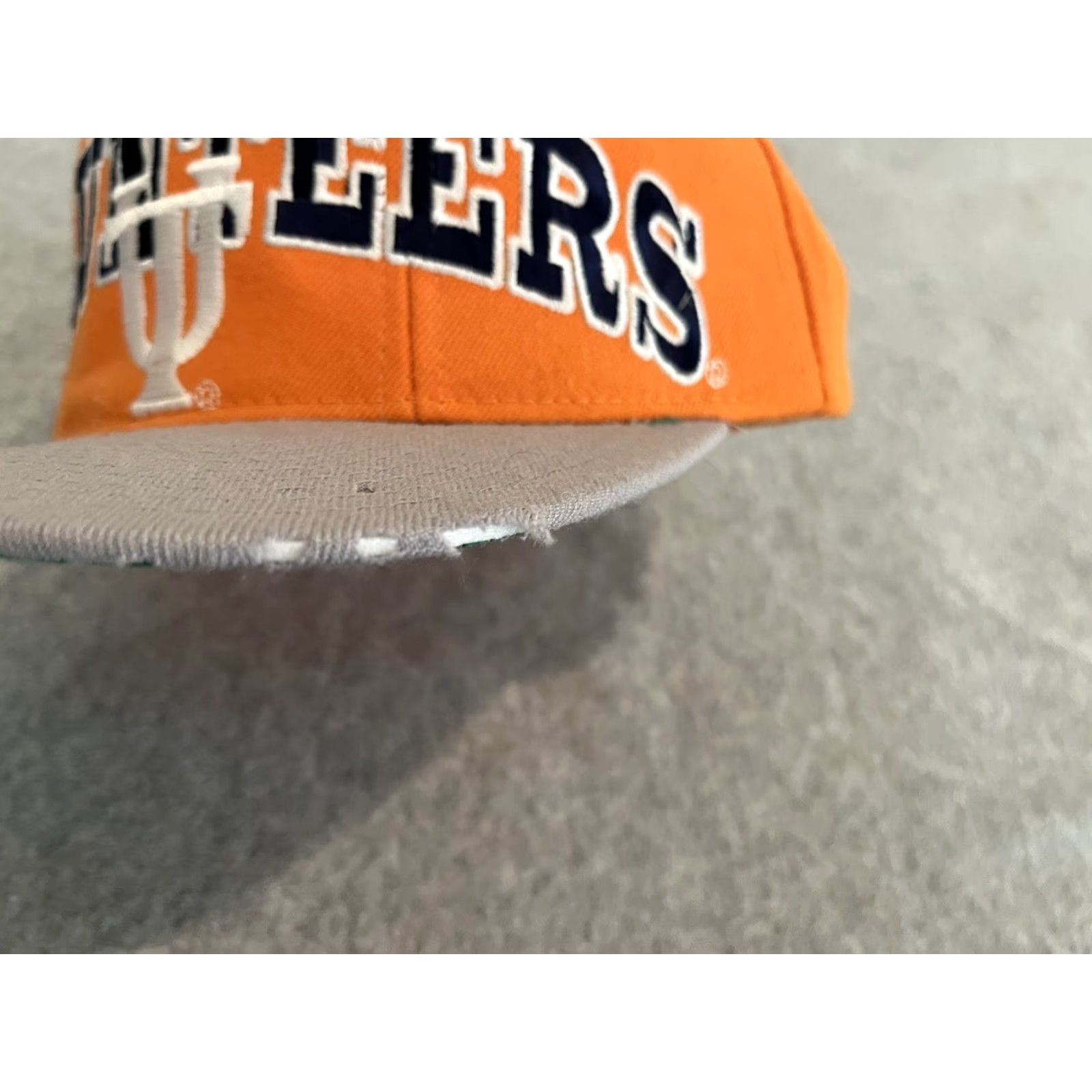 Starter VINTAGE Starter Tennessee Volunteers Hat Snapback Wool Tri Power Orange Men Adjustable Font The Natural Size ONE SIZE - 7 Thumbnail