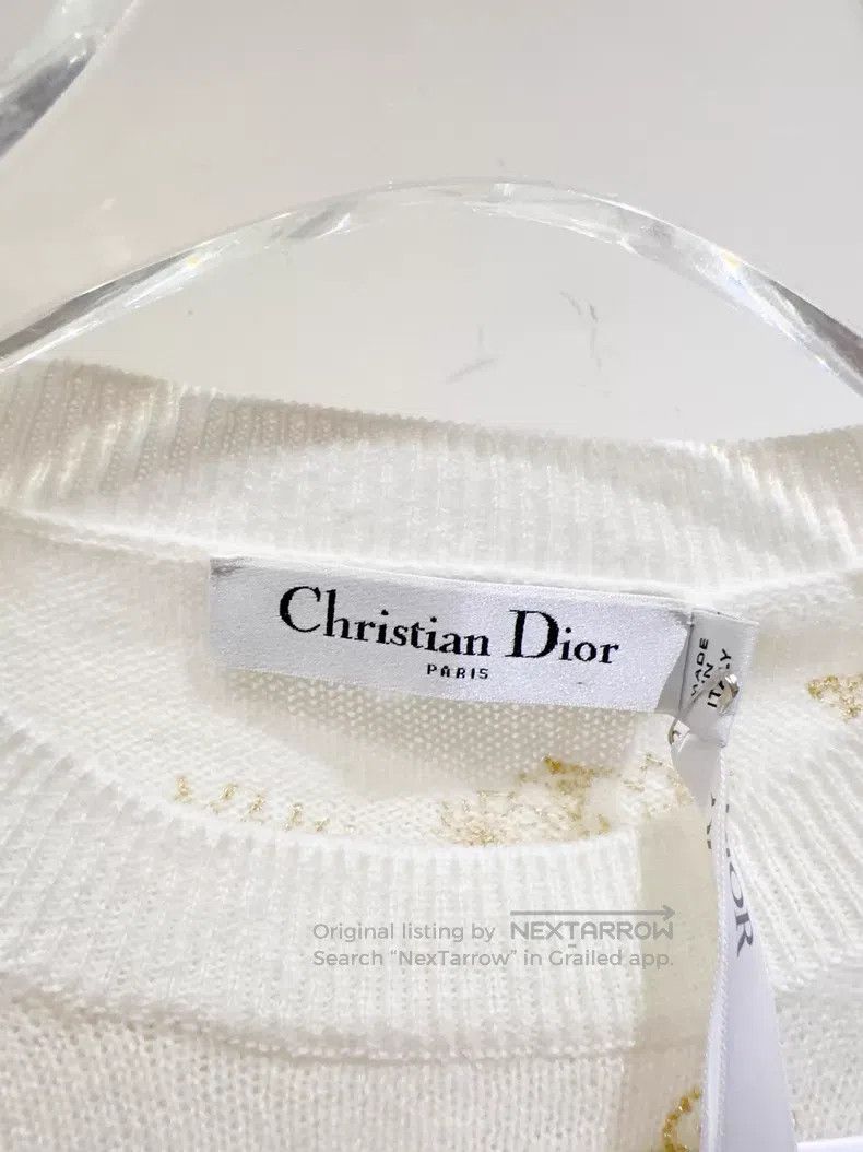 Dior Dior Golden thread butterfly sweater Size S / US 4 / IT 40 - 4 Thumbnail