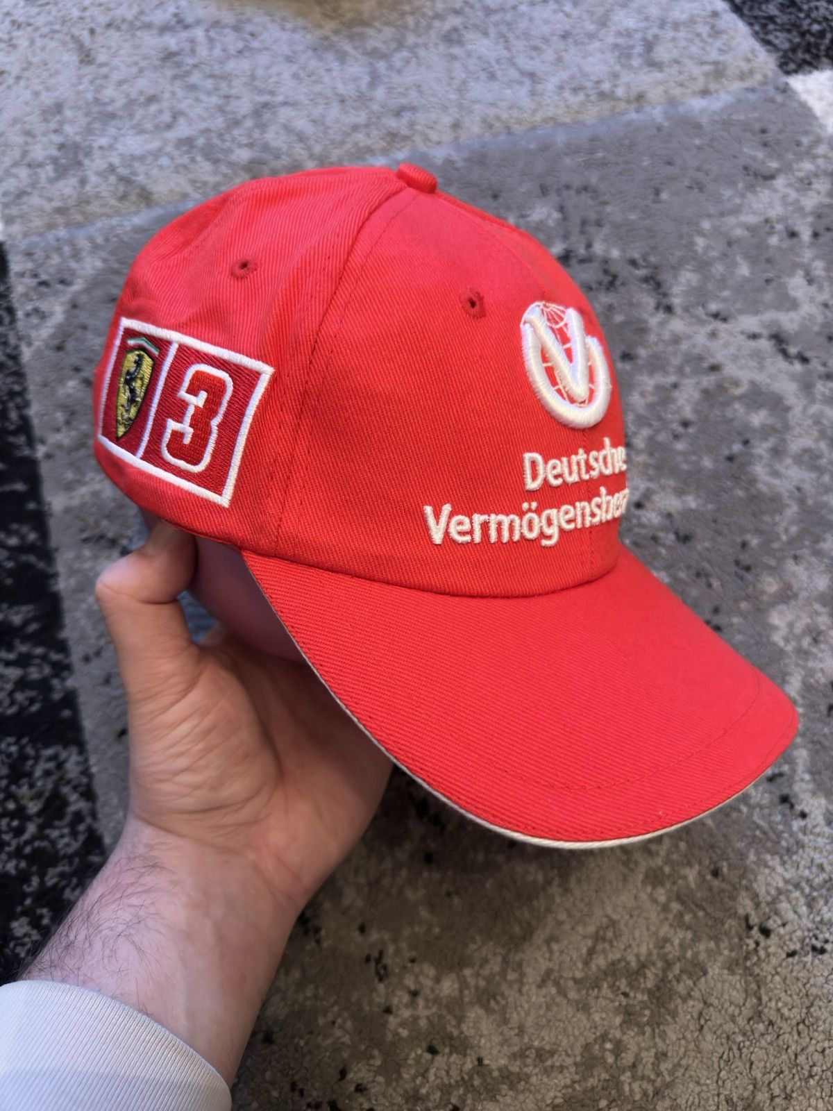 Ferrari Rare VTG Ferrari by Michael Schumacher Official Dekra Cap Size ONE SIZE - 1 Thumbnail