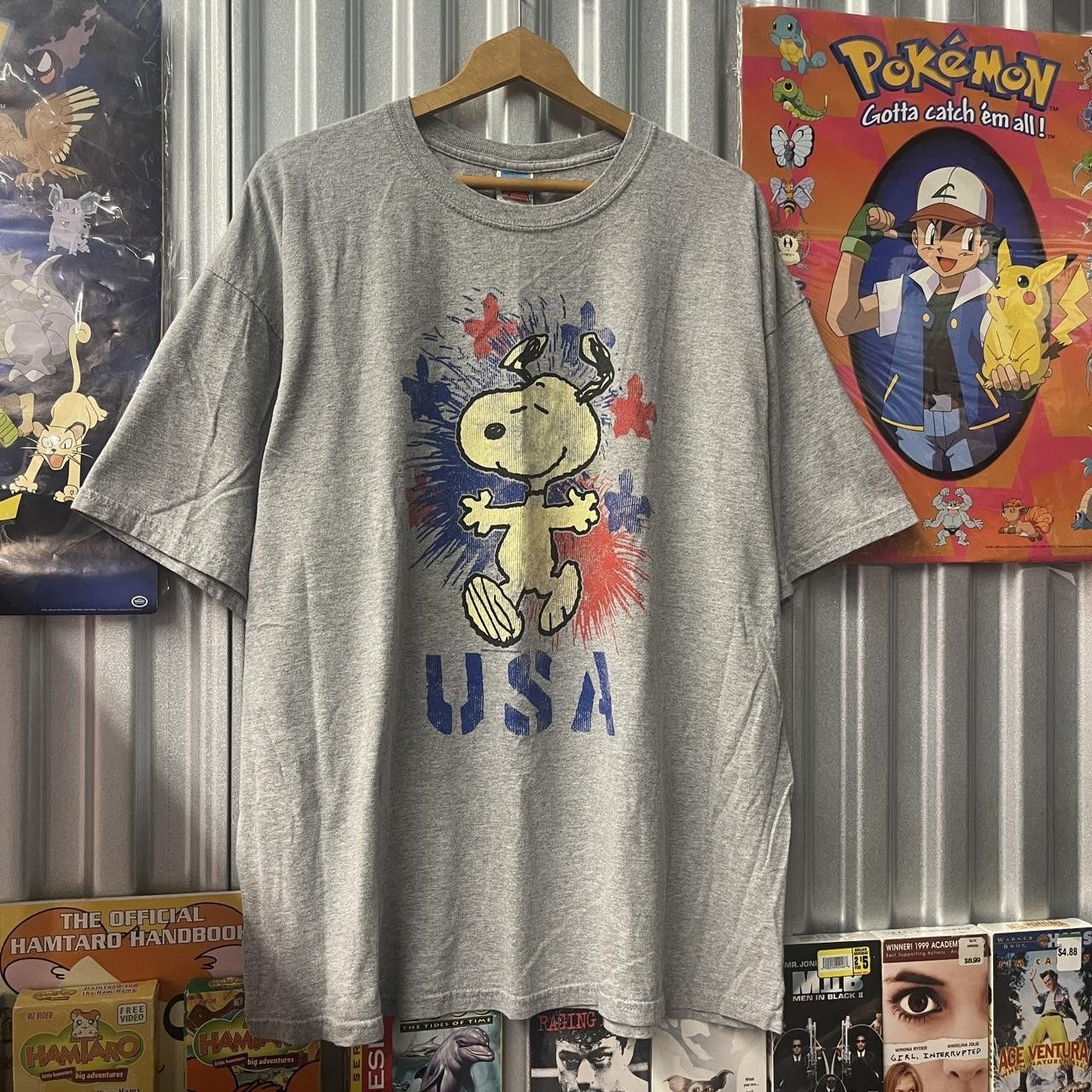 Peanuts VTG Y2K Peanuts Snoopy U.S.A America Stars T Shirt XXL Size US XXL / EU 58 / 5 - 2 Thumbnail