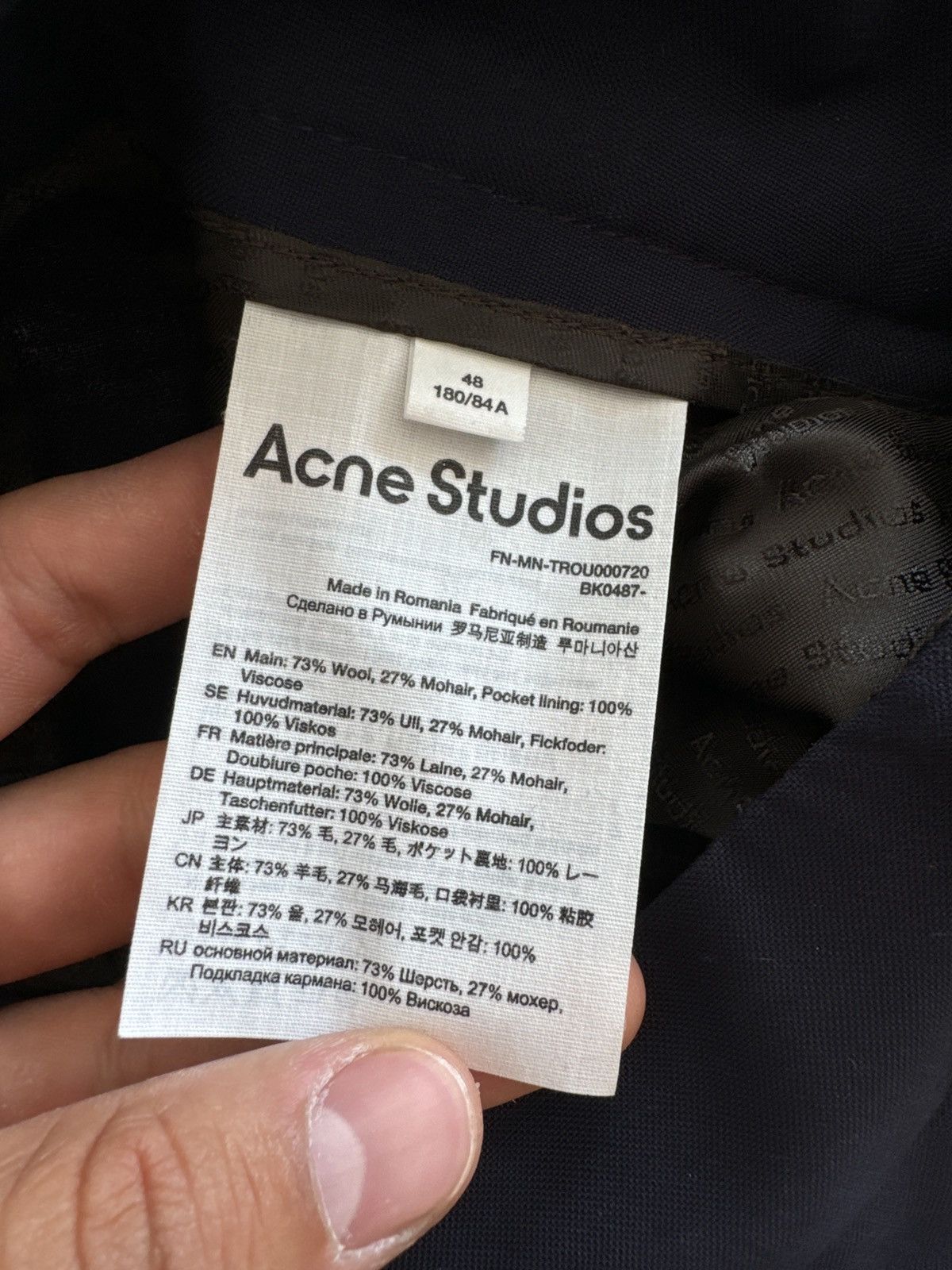 Acne Studios Acne Studios Dress Pants Size US 32 / EU 48 - 4 Thumbnail