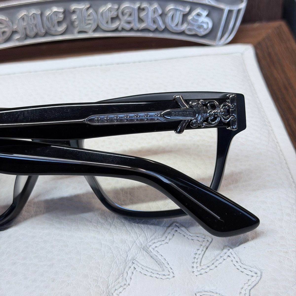 Chrome Hearts Chrome Hearts VAGILLIONAIRE ll glasses Size ONE SIZE - 5 Thumbnail