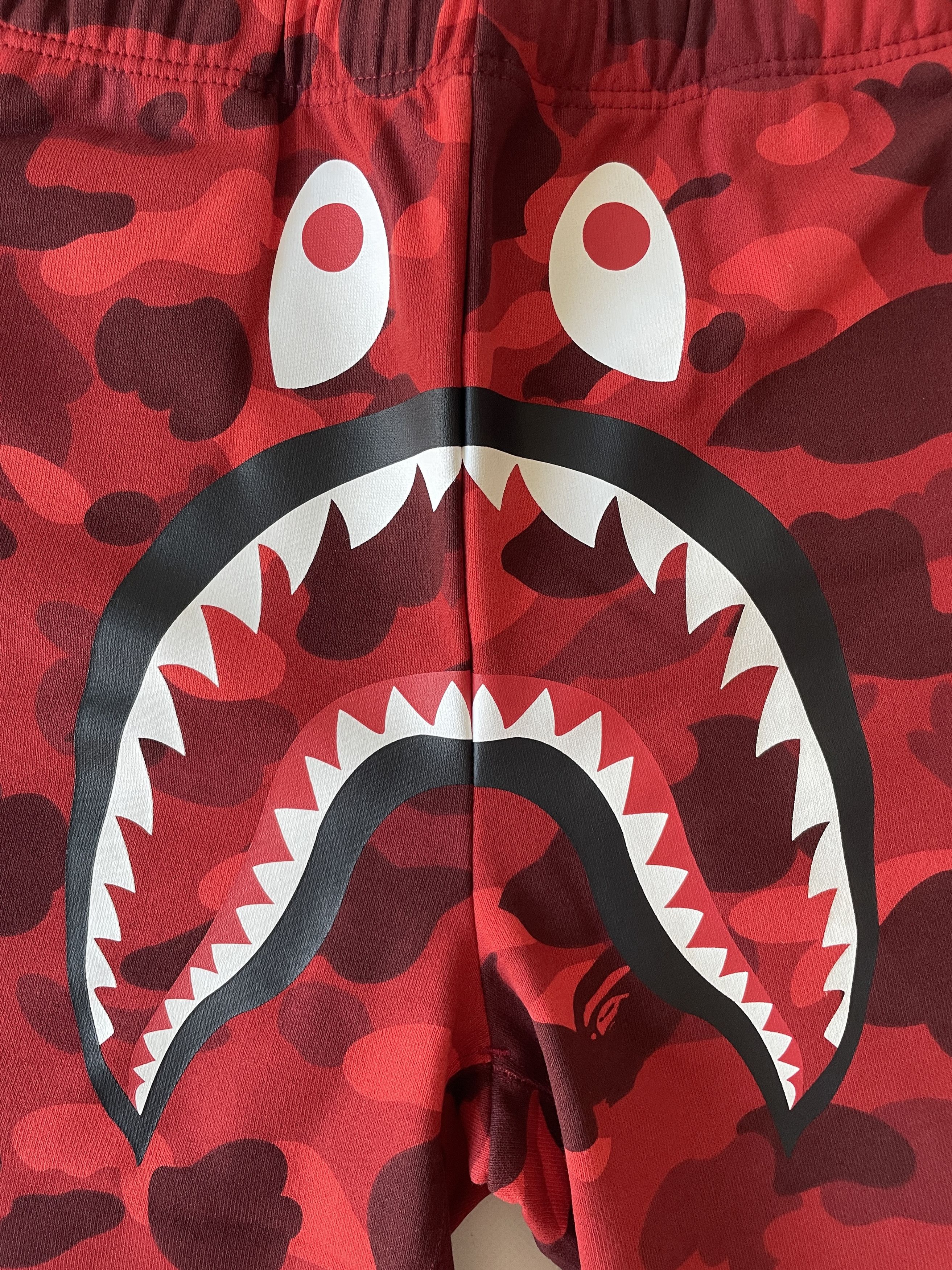 Bape BAPE COLOR CAMO SHARK SWEAT SHORTS Size US 34 / EU 50 - 2 Thumbnail