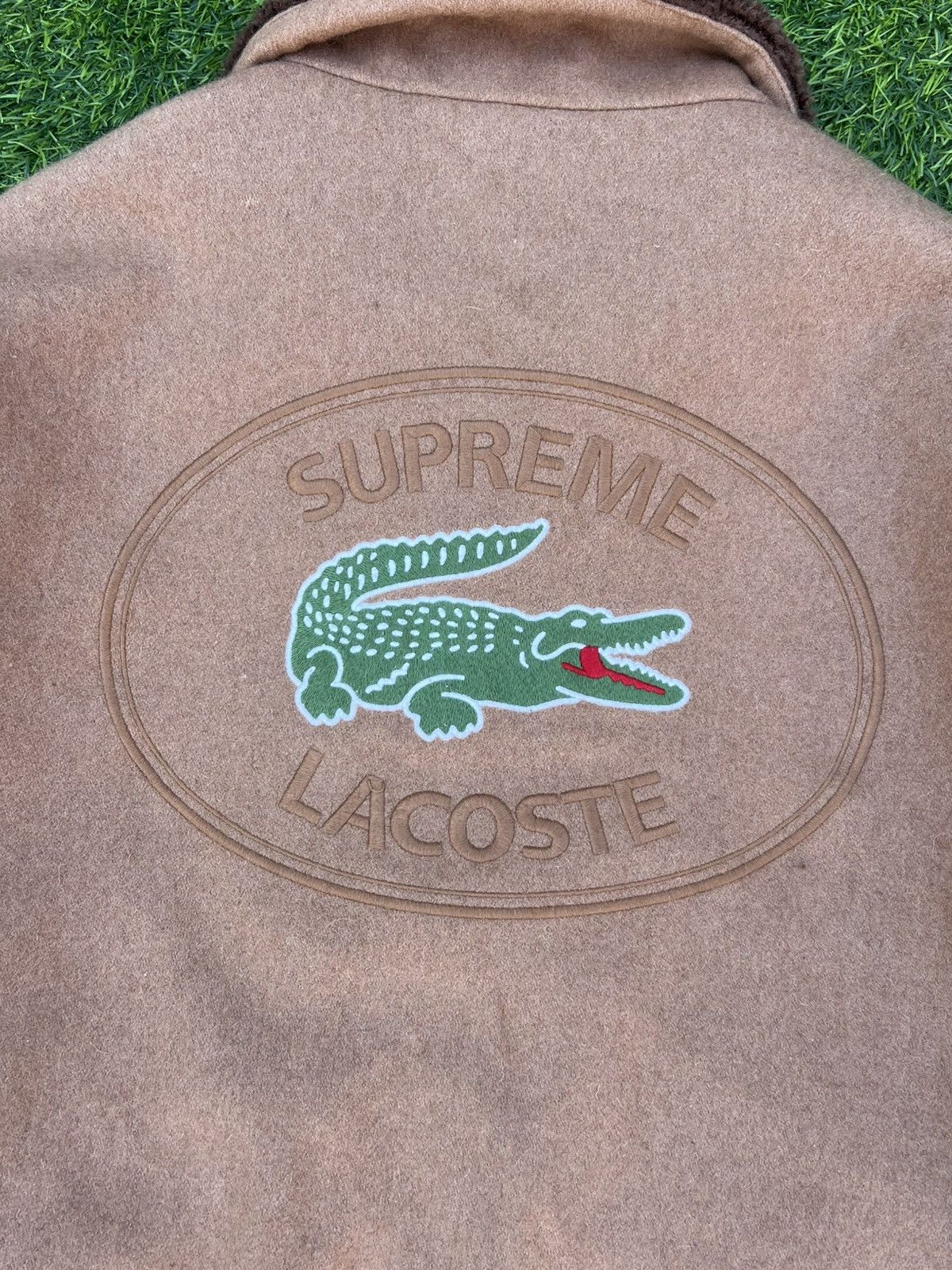 Lacoste × Supreme Supreme x Lacoste Wool Bomber Jacket - FW19 Collaboration Size US S / EU 44-46 / 1 - 5 Thumbnail