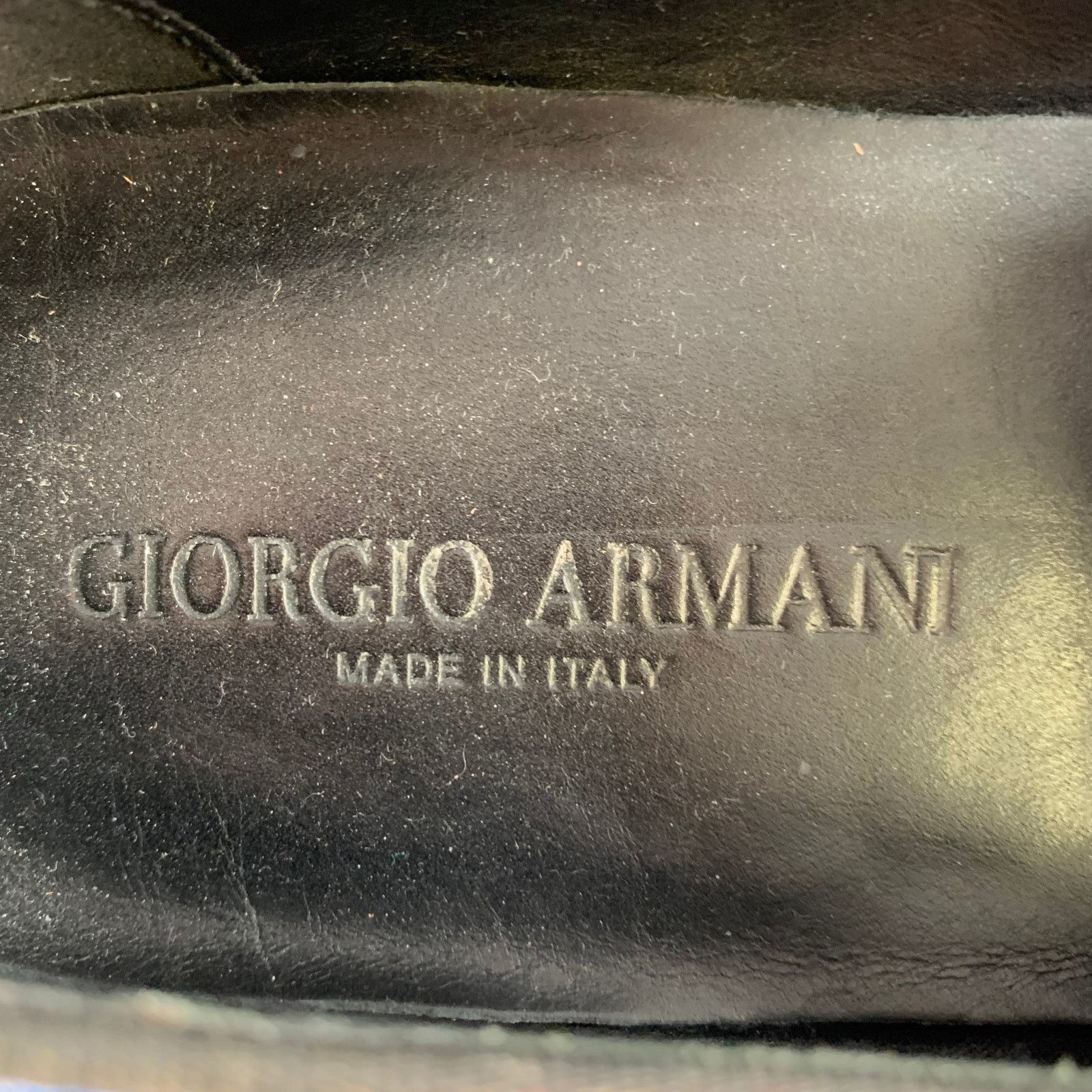 Giorgio Armani Size 10.5 Blue White Tie Dye Canvas Slip On Loafers Size US 10.5 / EU 43-44 - 7 Thumbnail