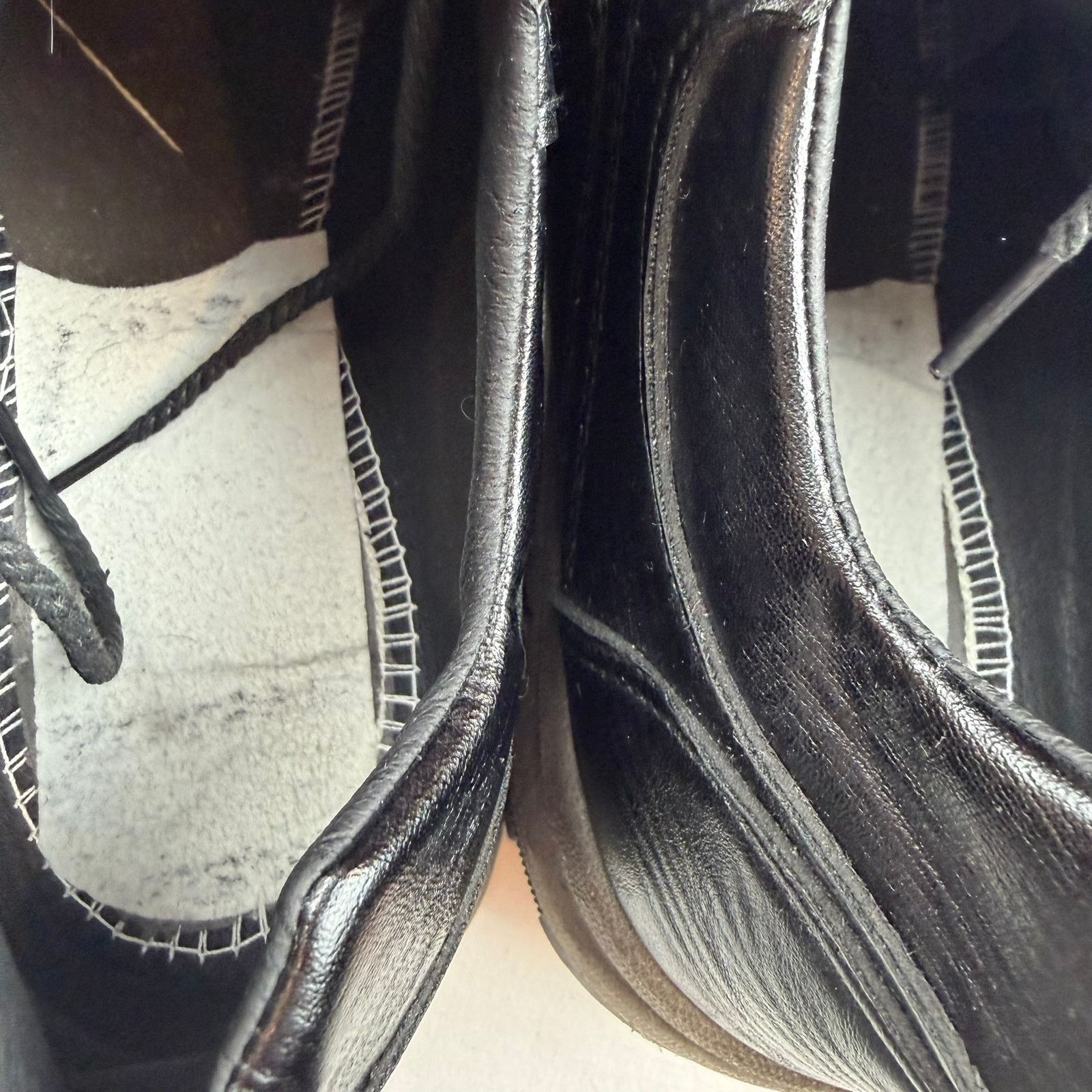 Other HTF Black Leather Lace-Up Casual Sneakers Shoes Size US 10.5 / EU 43-44 - 7 Thumbnail