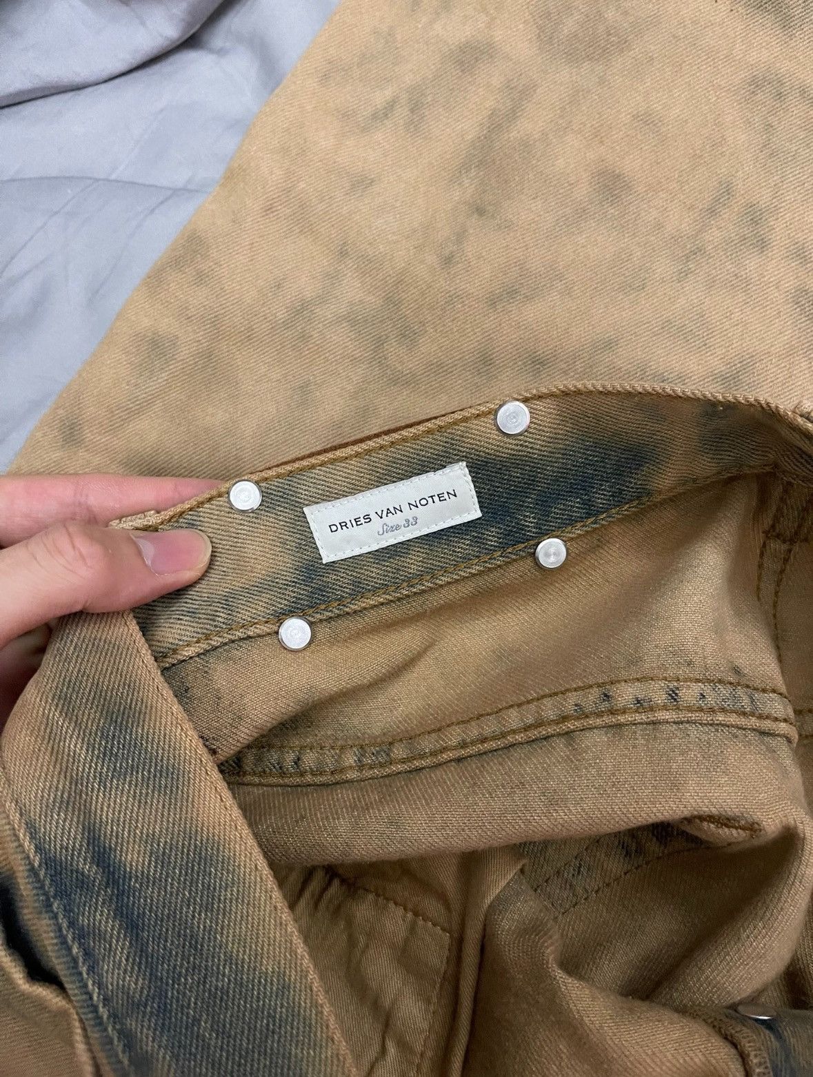 Dries Van Noten Dries van noten aw21 denim jeans Size US 33 - 8 Thumbnail