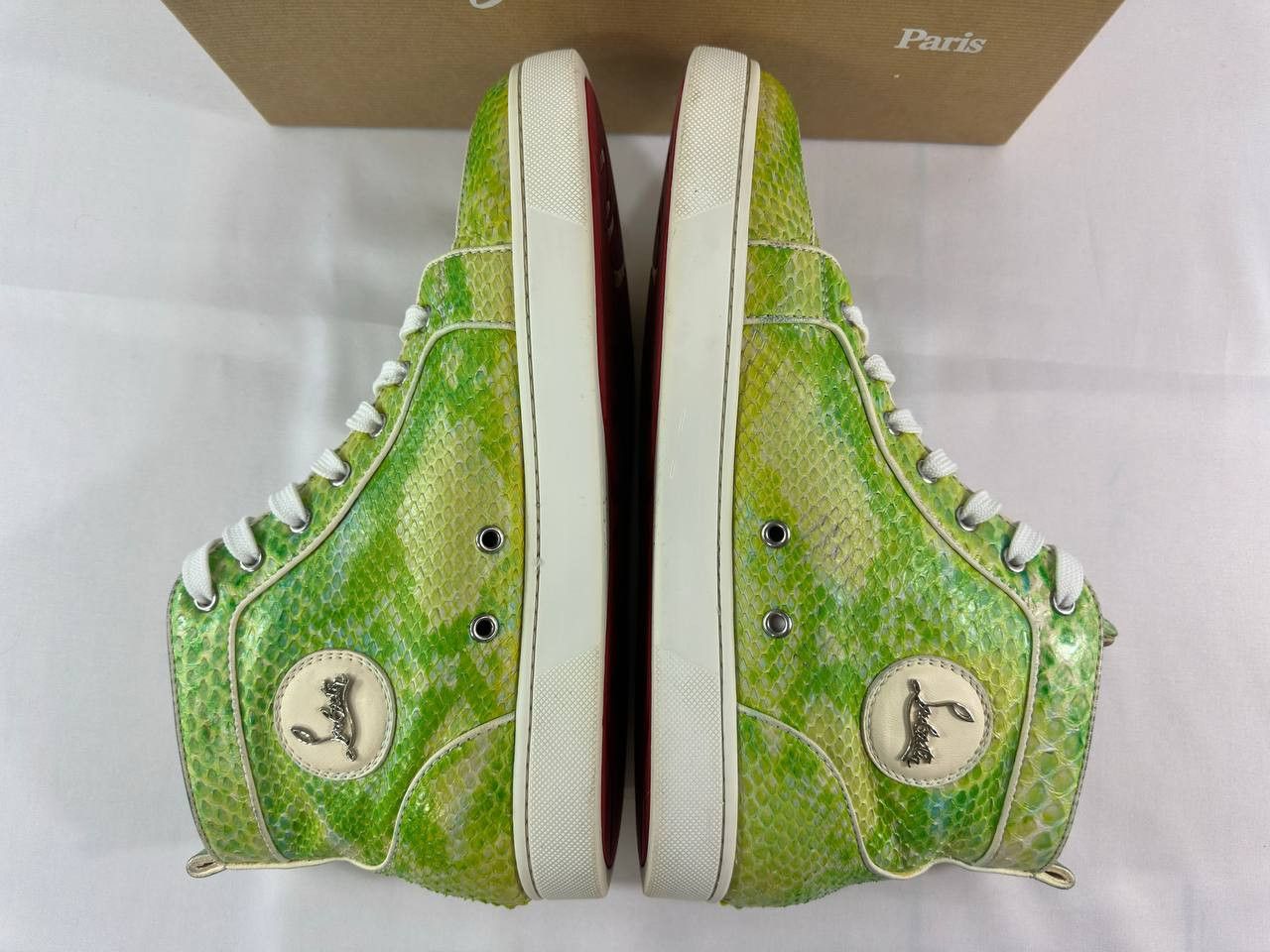 Christian Louboutin Christian Louboutin Rantus Orlato Flat Python Fresh Nappa Size US 11 / EU 44 - 11 Thumbnail