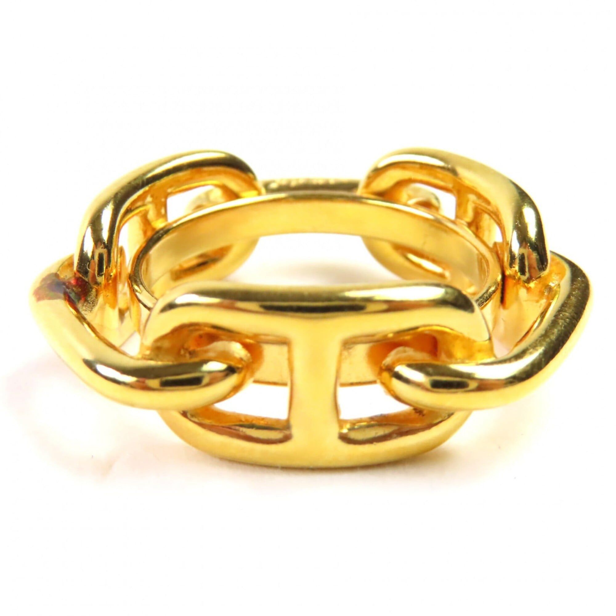Hermes Hermes Lugate Chaine d'Ancre GP Scarf Clip/Scarf Ring Gold with Box Women's Size ONE SIZE - 1 Thumbnail