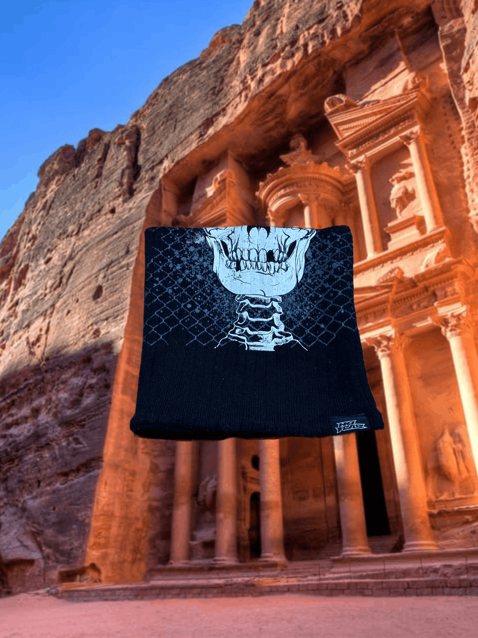 No Fear scarf Vintage Streetwear Y2K No Fear black big print Size ONE SIZE - 1 Thumbnail