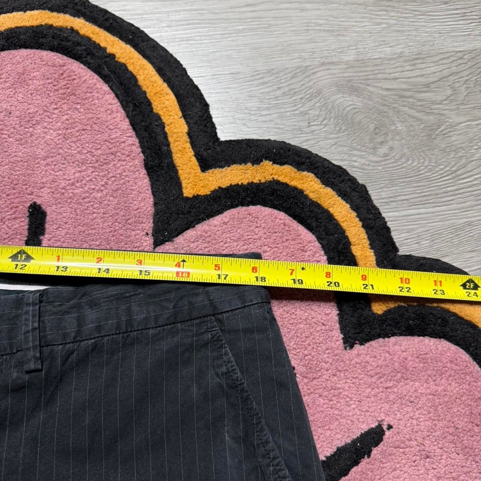 Polo Ralph Lauren × Ralph Lauren Polo Ralph Lauren Pinstripe Chino Shorts Size 36 Black Size US 36 / EU 52 - 4 Thumbnail