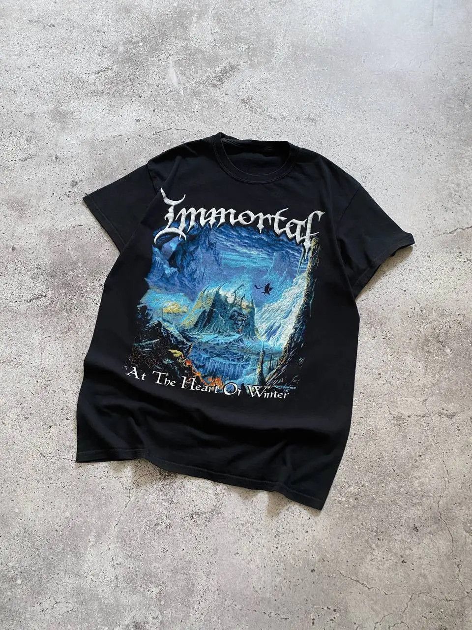 Band Tees IMMORTAL ‘AT THE HEART OF WINTER’ BLACK METAL BAND T SHIRT Size US M / EU 48-50 / 2 - 2 Thumbnail