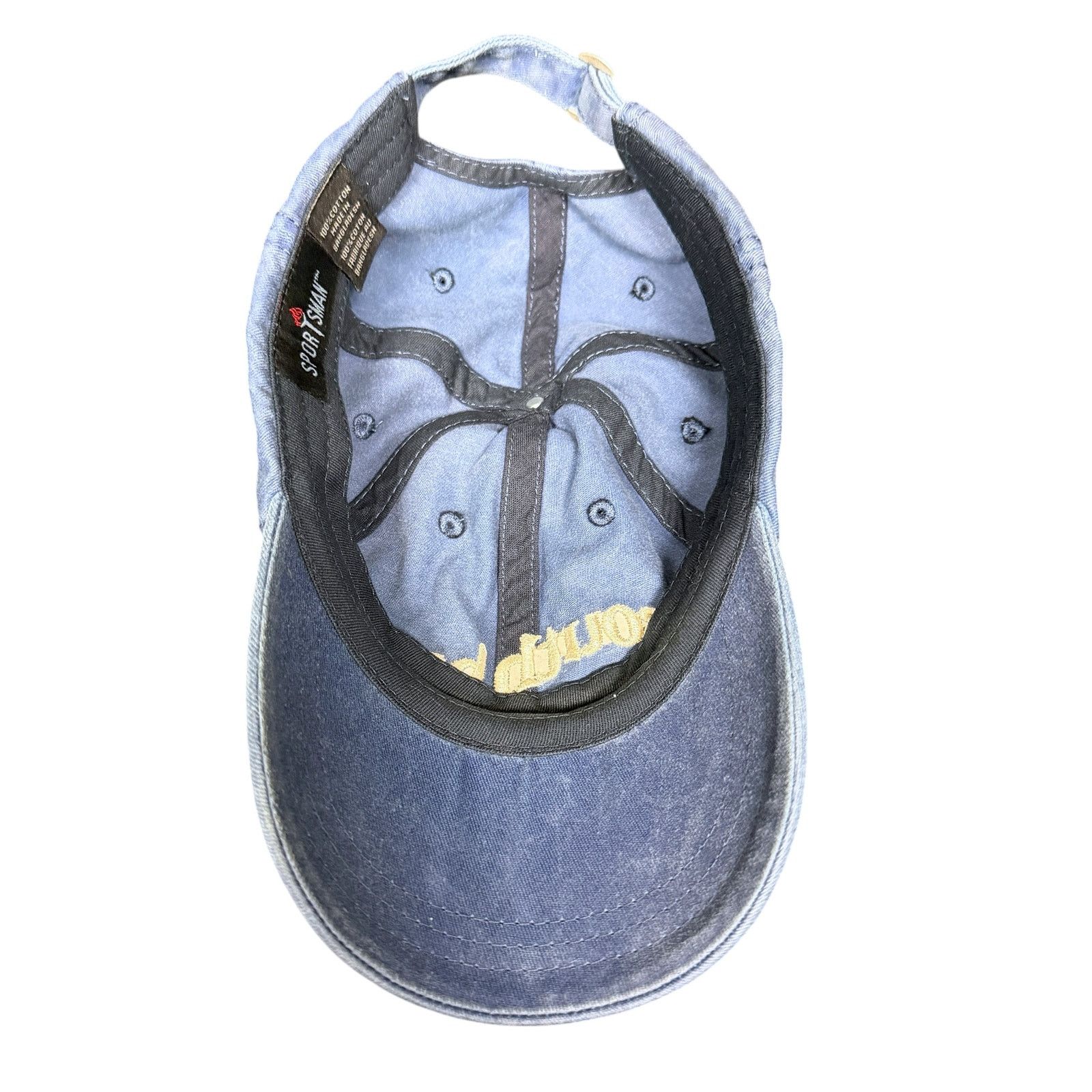 Other South Bay Washed Blue Embroidered Strapback Cap Surf Beach Size ONE SIZE - 6 Thumbnail