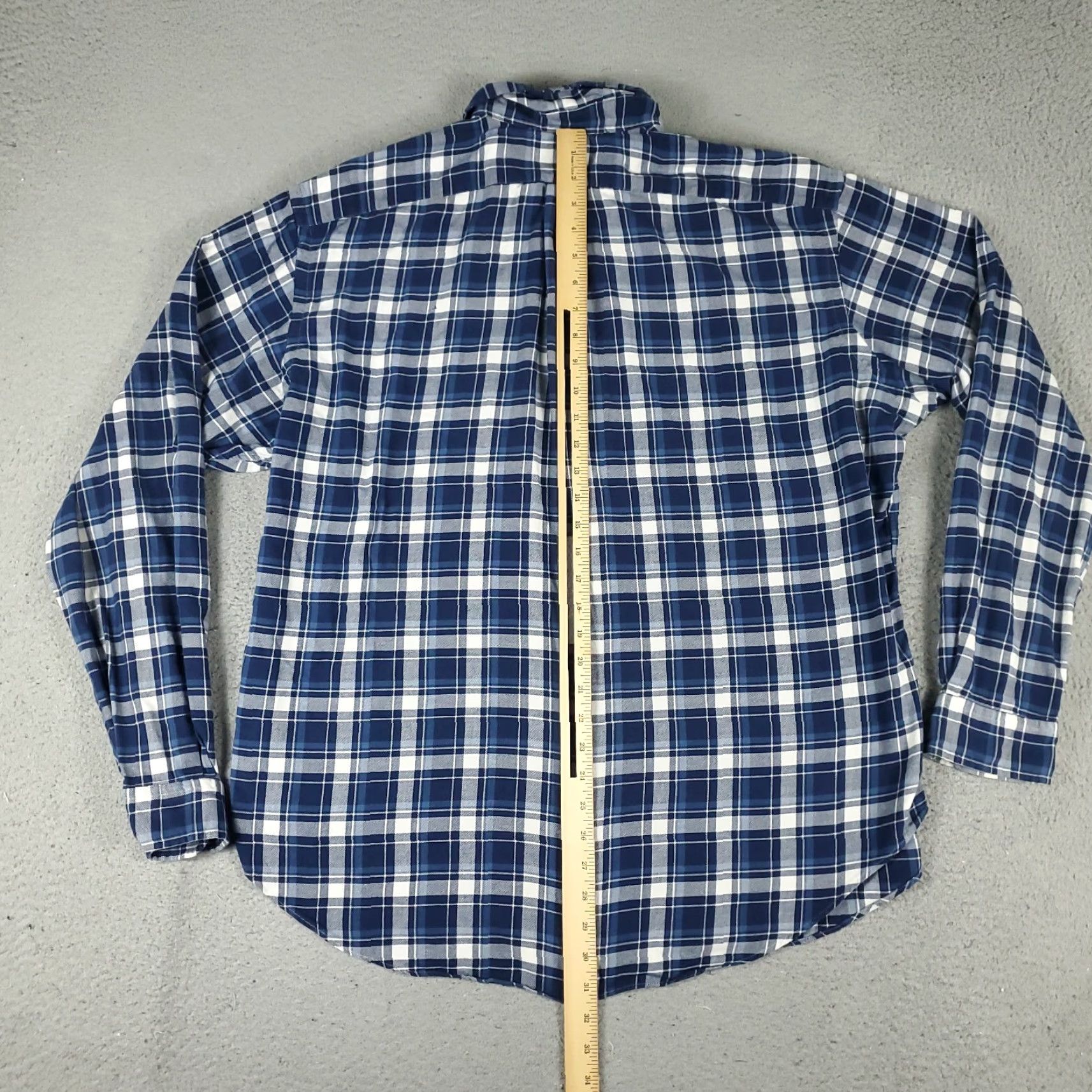 Ralph Lauren VINTAGE Ralph Lauren Shirt Mens 2XL Long Sleeve Button Up Collared Cotton Plaid Logo Classic Size US XXL / EU 58 / 5 - 4 Thumbnail