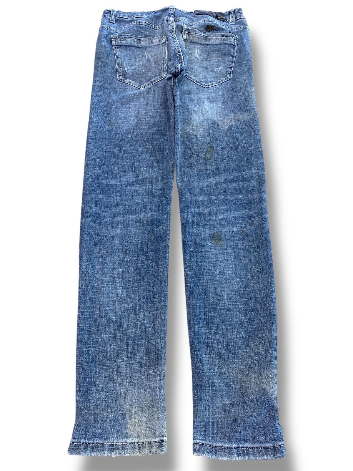 Japanese Brand Japanese Brand Mud Wash Ripped Skinny Jeans Style Size US 28 / EU 44 - 3 Thumbnail