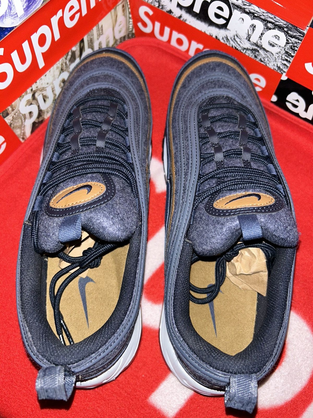 Nike Nike Air Max 97 Wool Thunder Blue 312834-400 size 12 Size US 12 / EU 45 - 4 Thumbnail